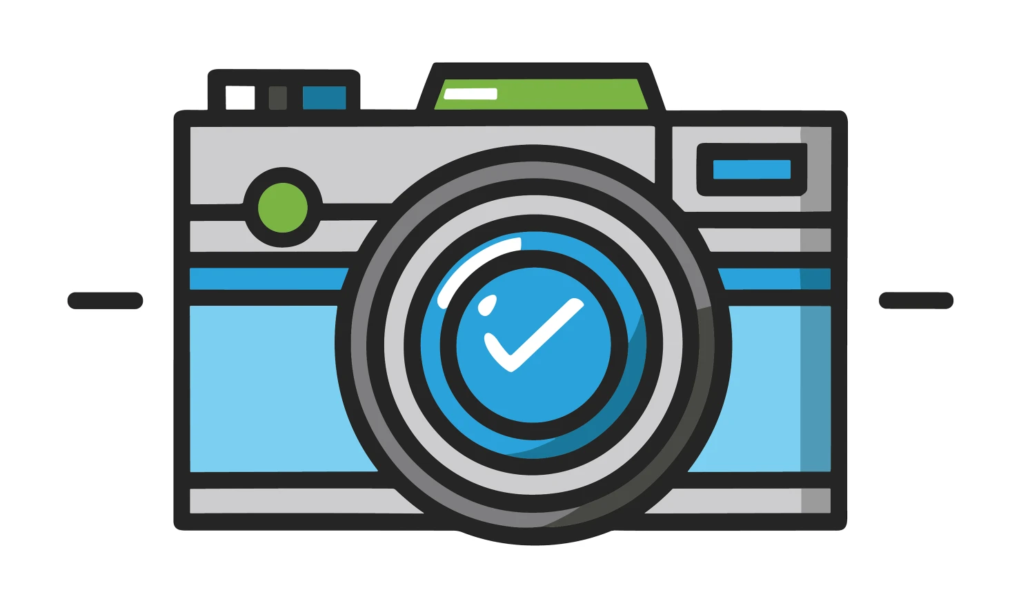 Camera customizable icon set design #34813