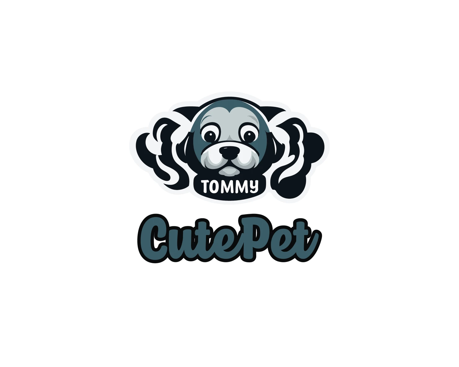Cute pet customizable logo design #34823