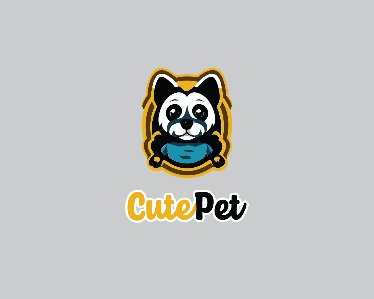 Cute pet customizable logo design #34825