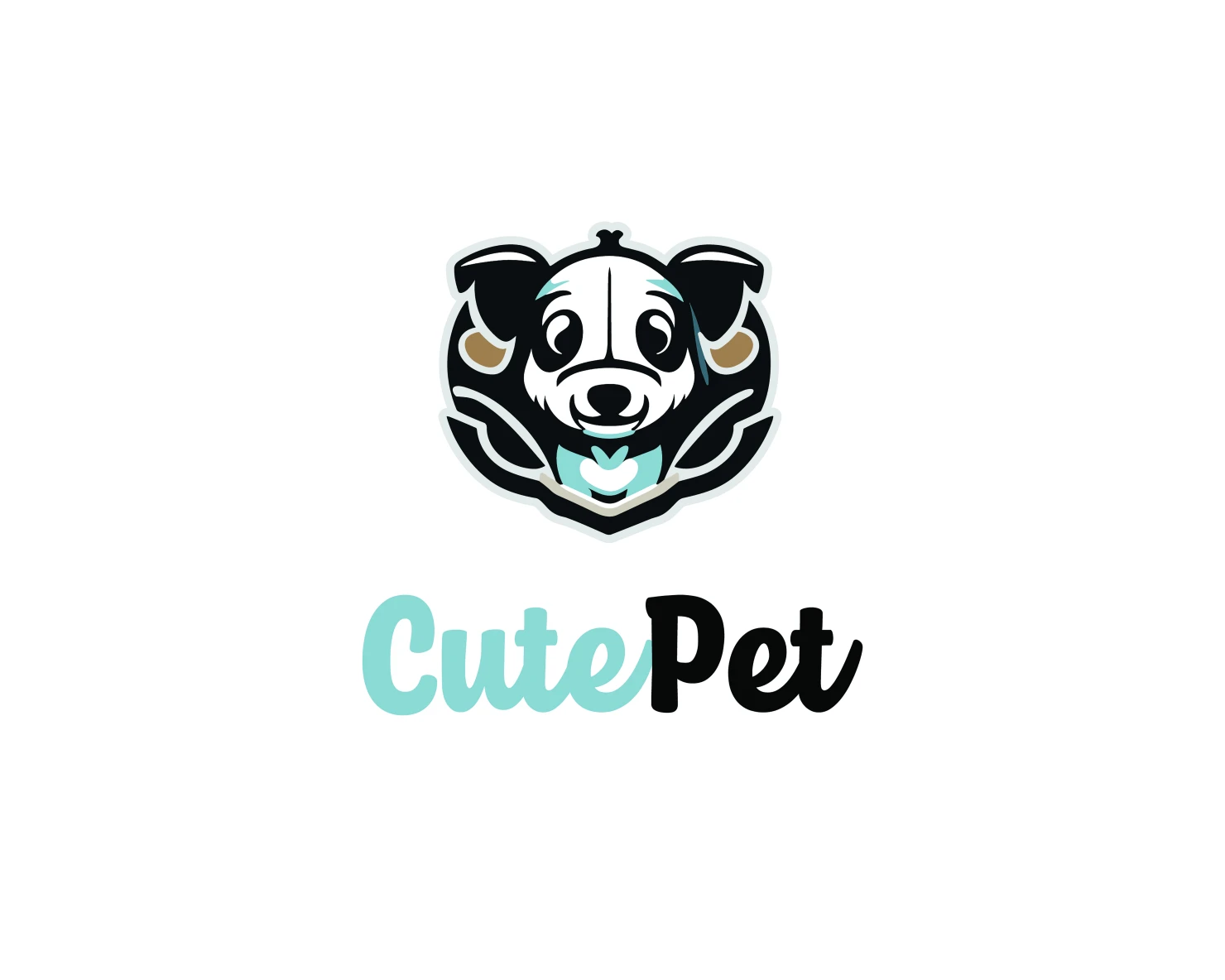Cute pet customizable logo design #34826