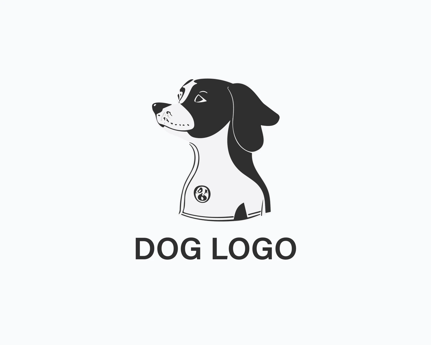 Dog customizable logo design #34836