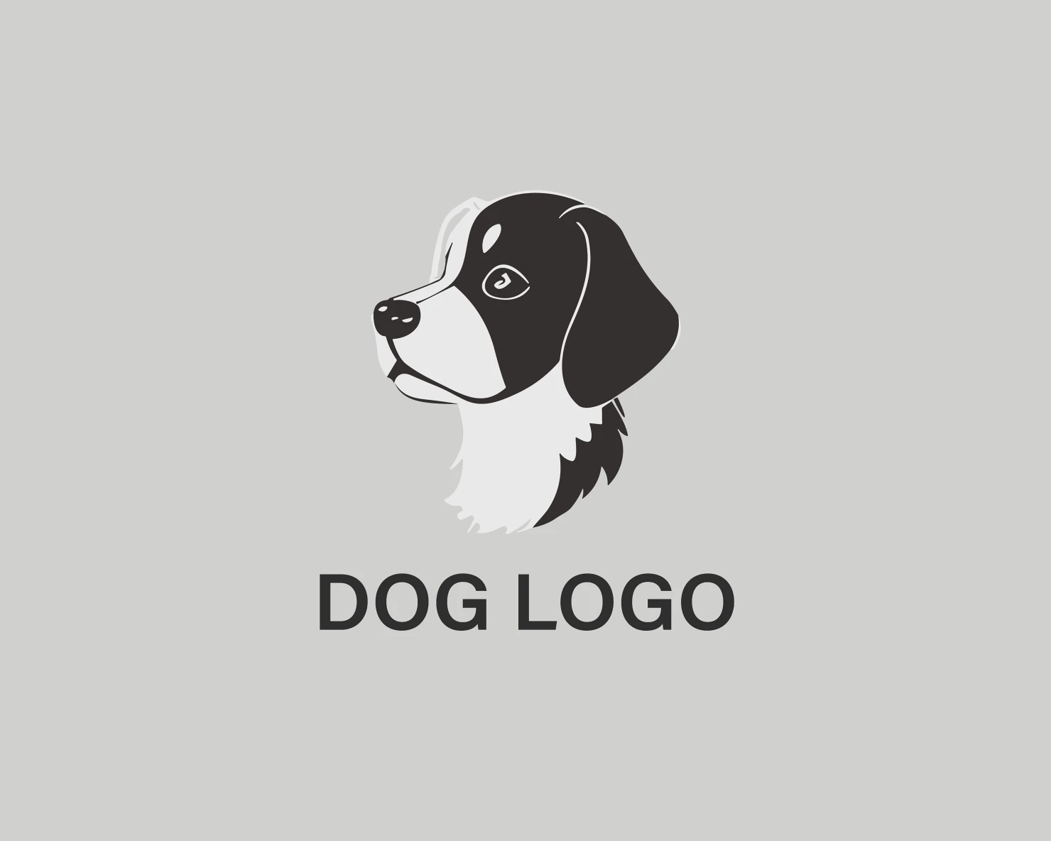 Dog customizable logo design #34838