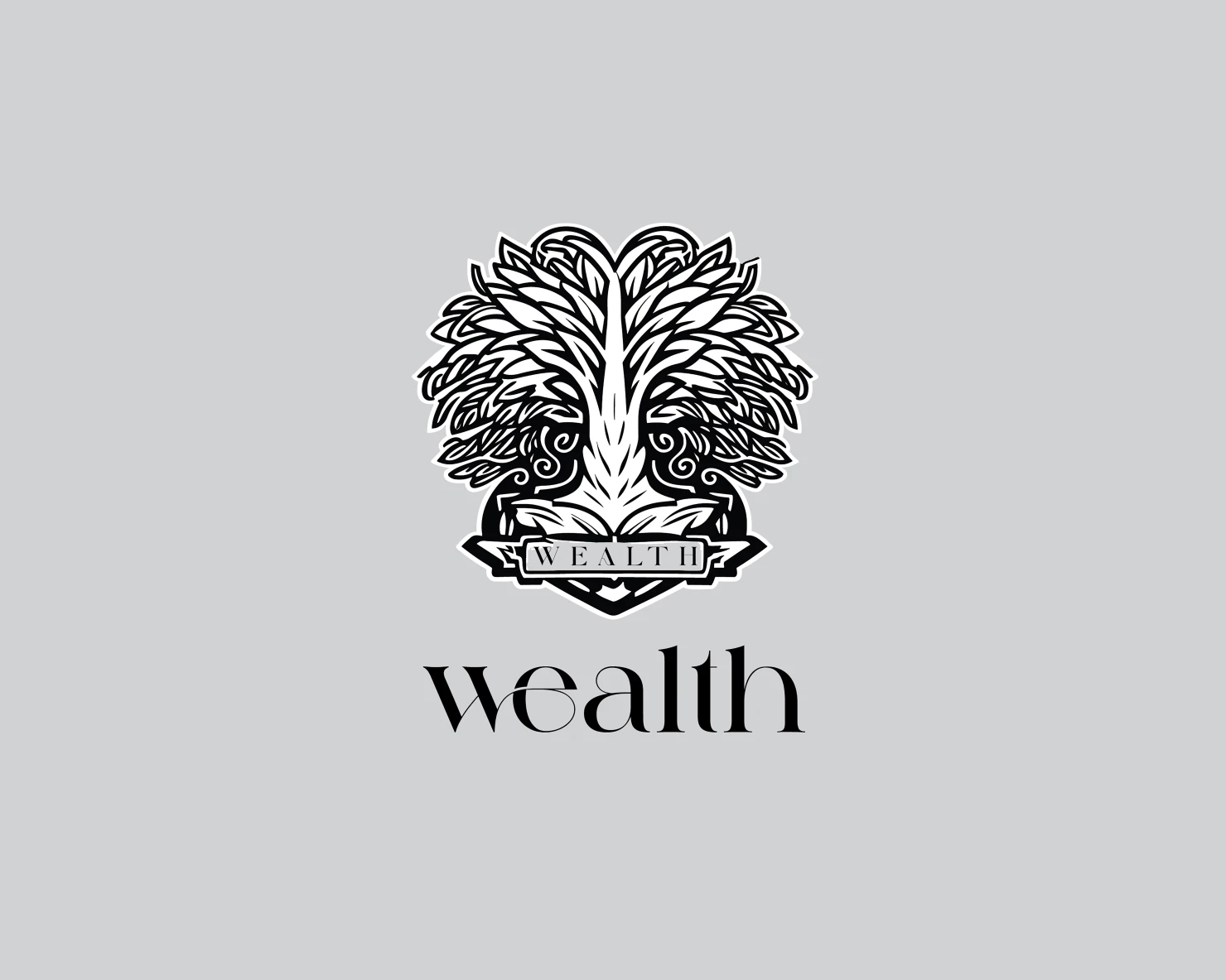 Wealth customizable logo design #34841