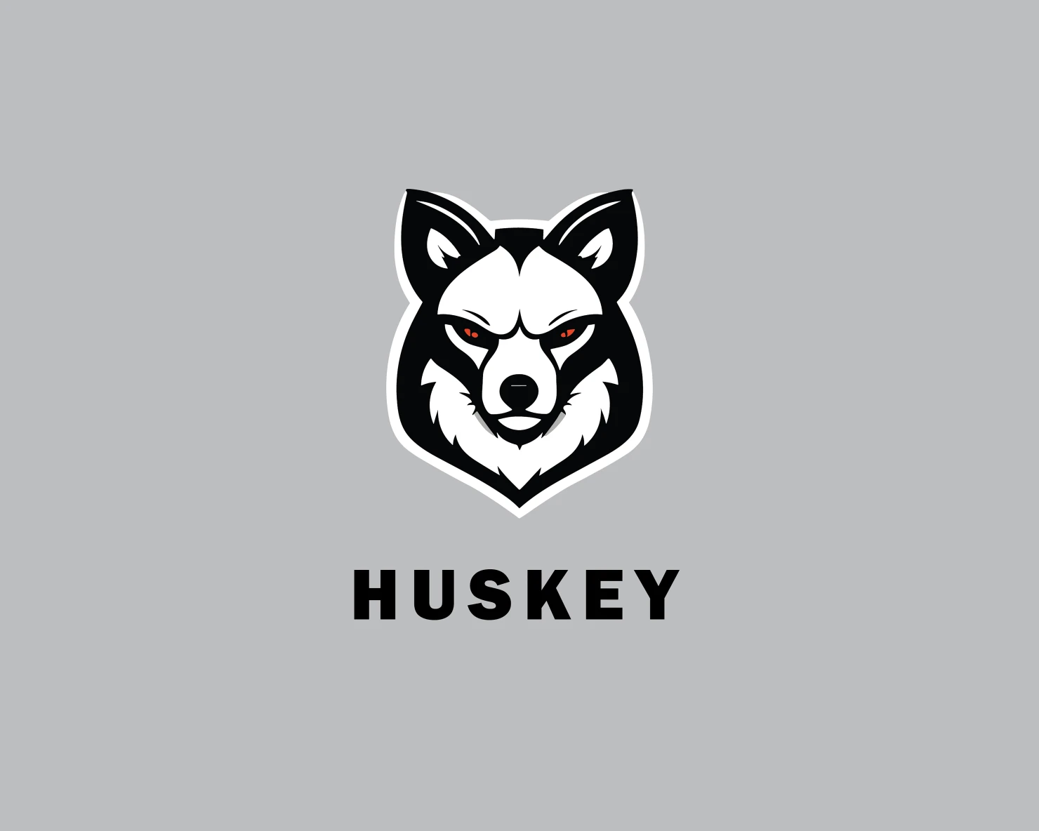 Huskey customizable logo design #34847