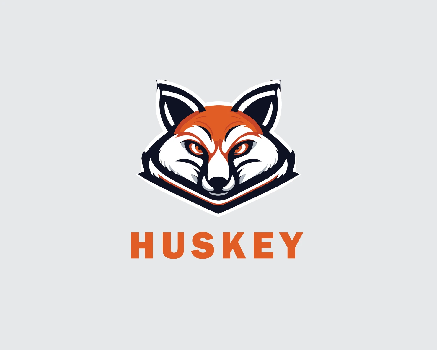 Huskey customizable logo design #34848