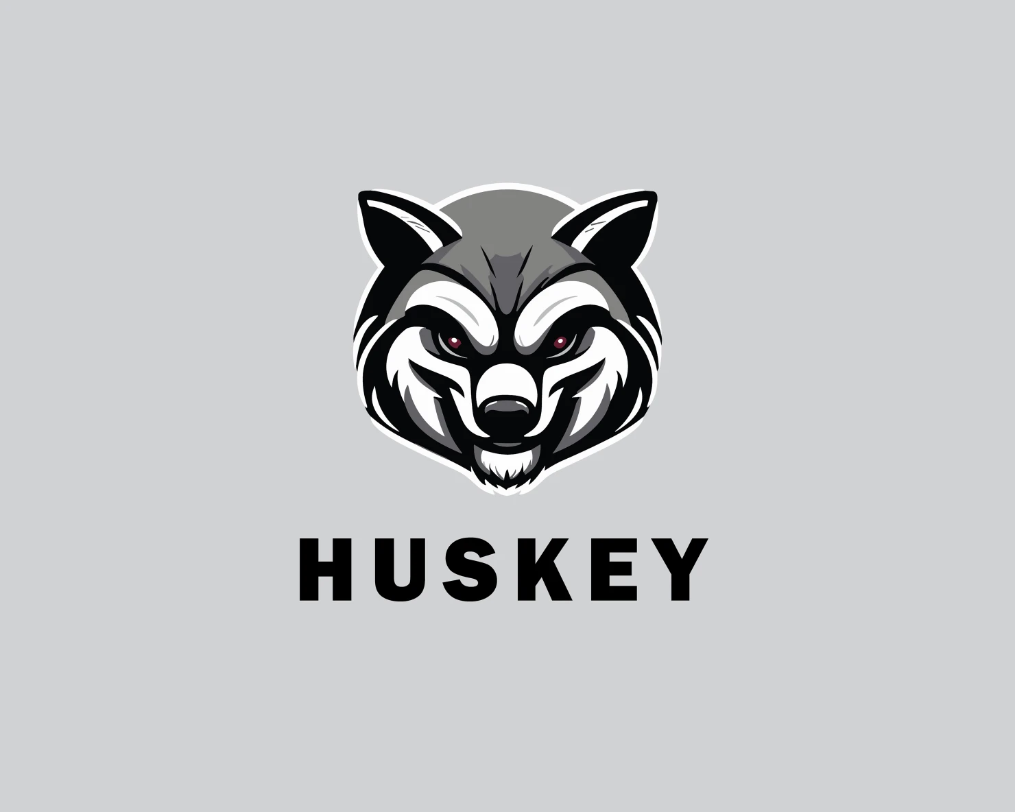 Huskey customizable logo design #34849