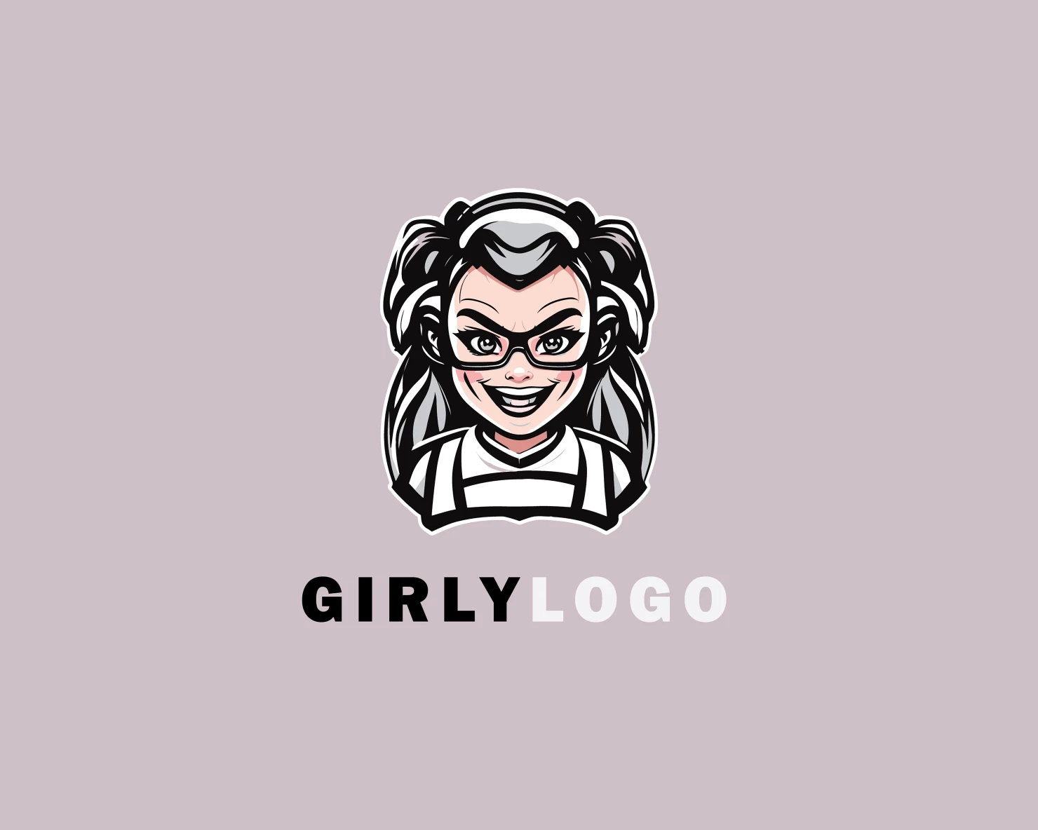 Girly customizable logo design #34850