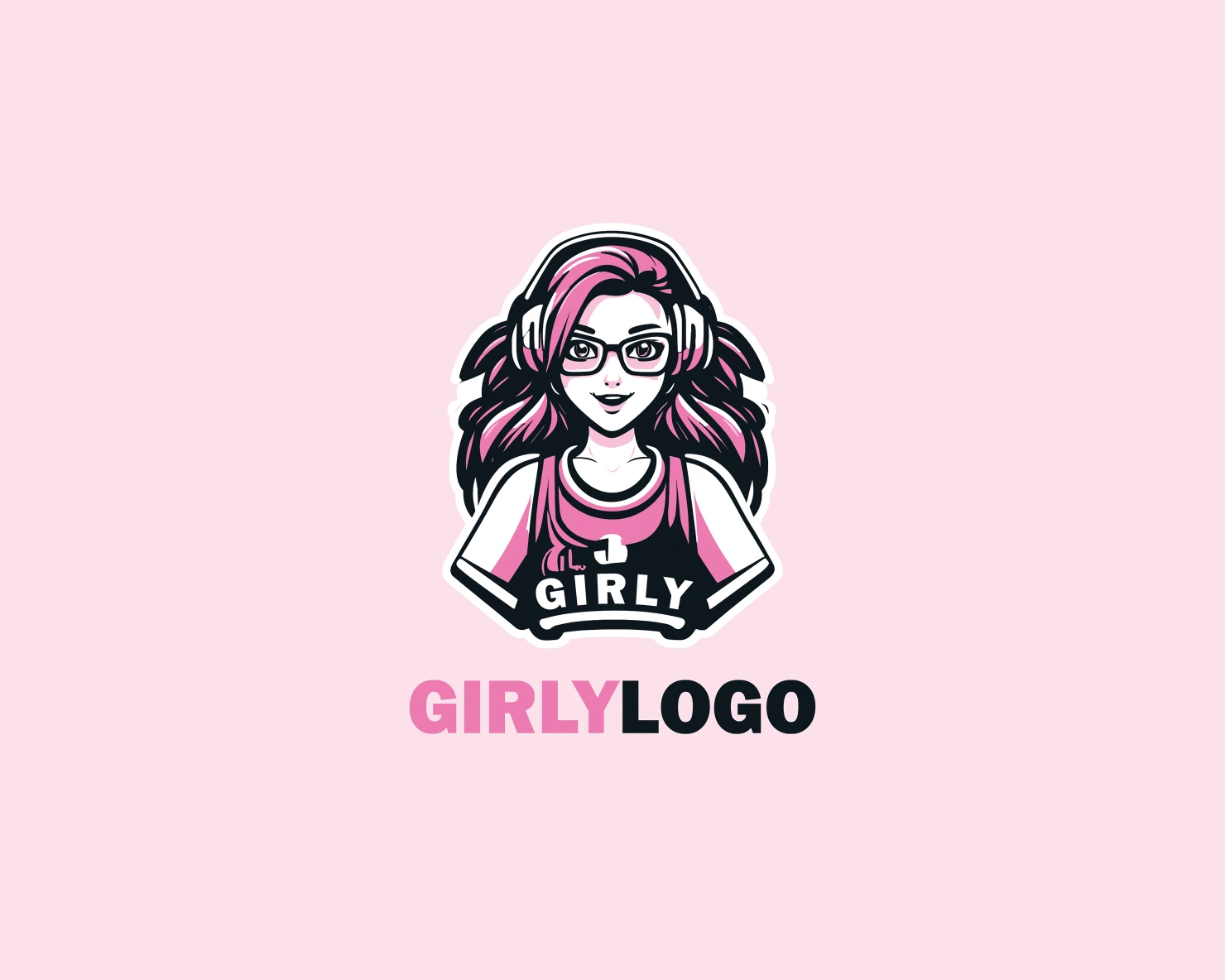 Girly customizable logo design #34851
