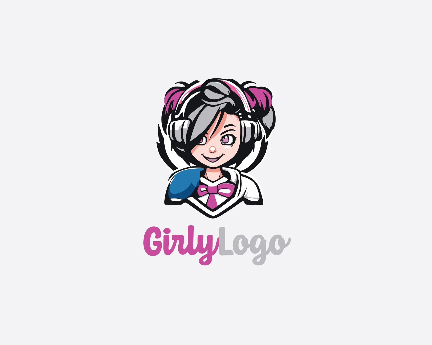 Girly customizable logo design #34854