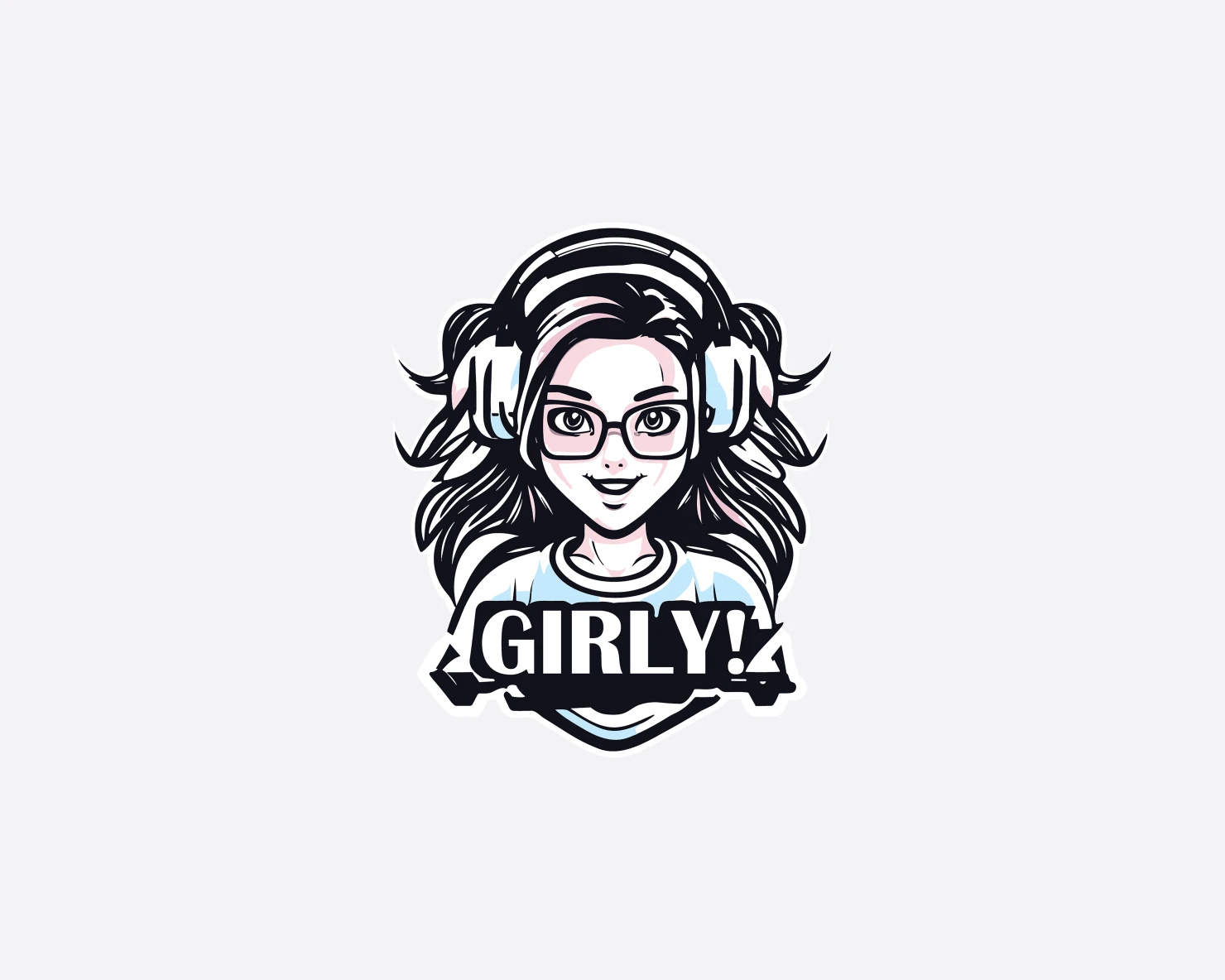 Girly customizable logo design #34857