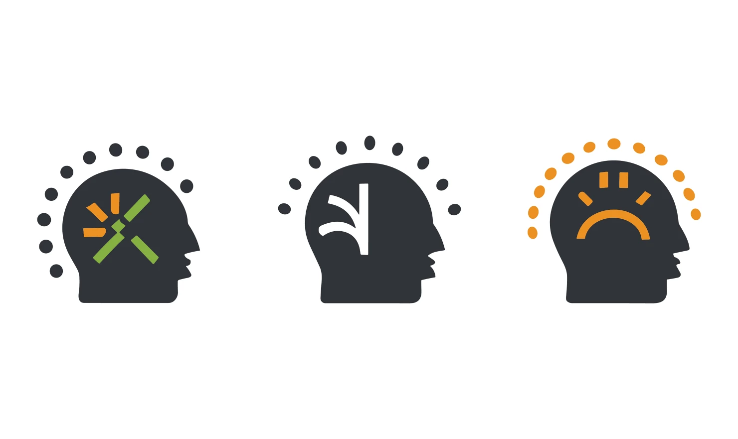 Men customizable icon set design #34875