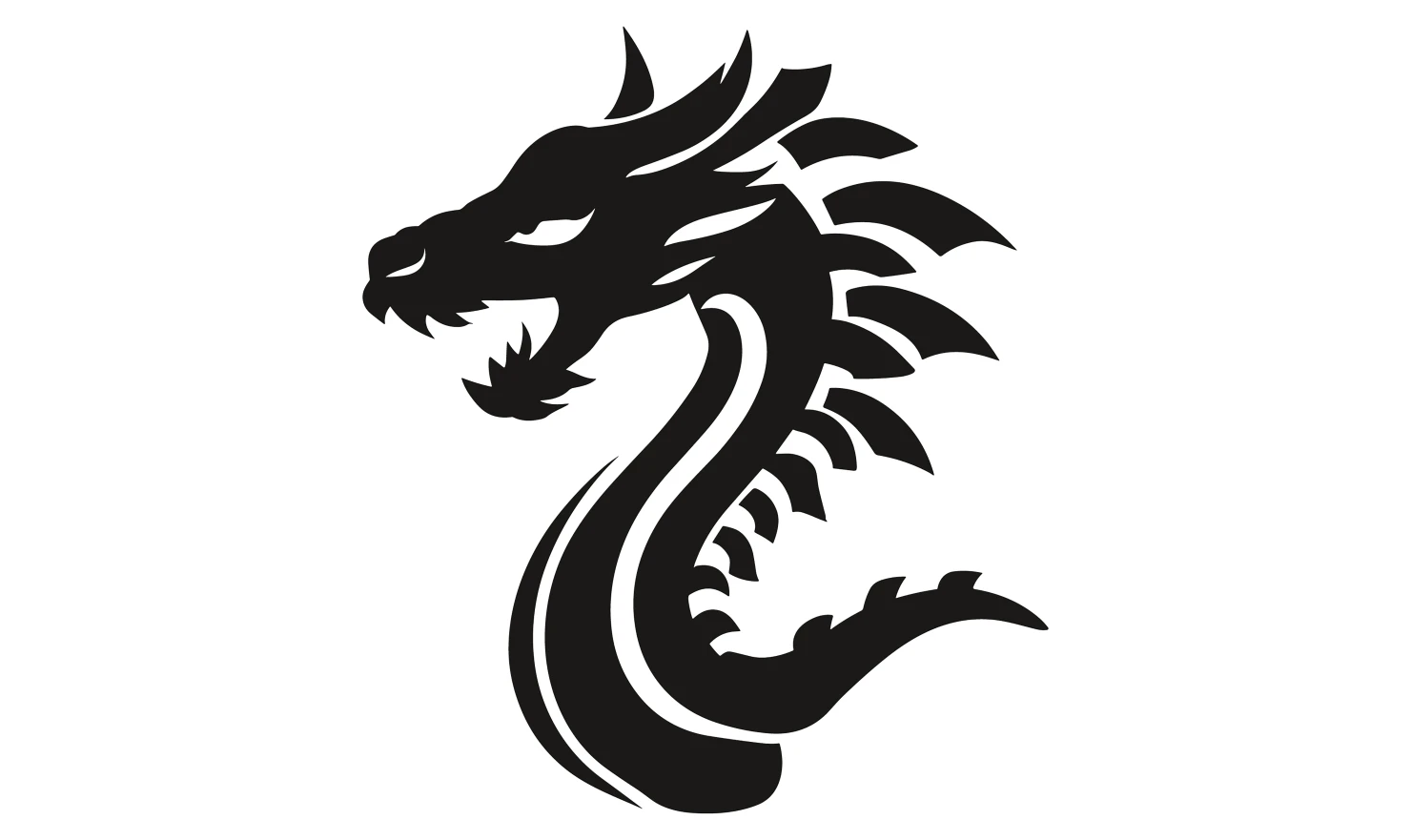 Dragon customizable icon set design #34976