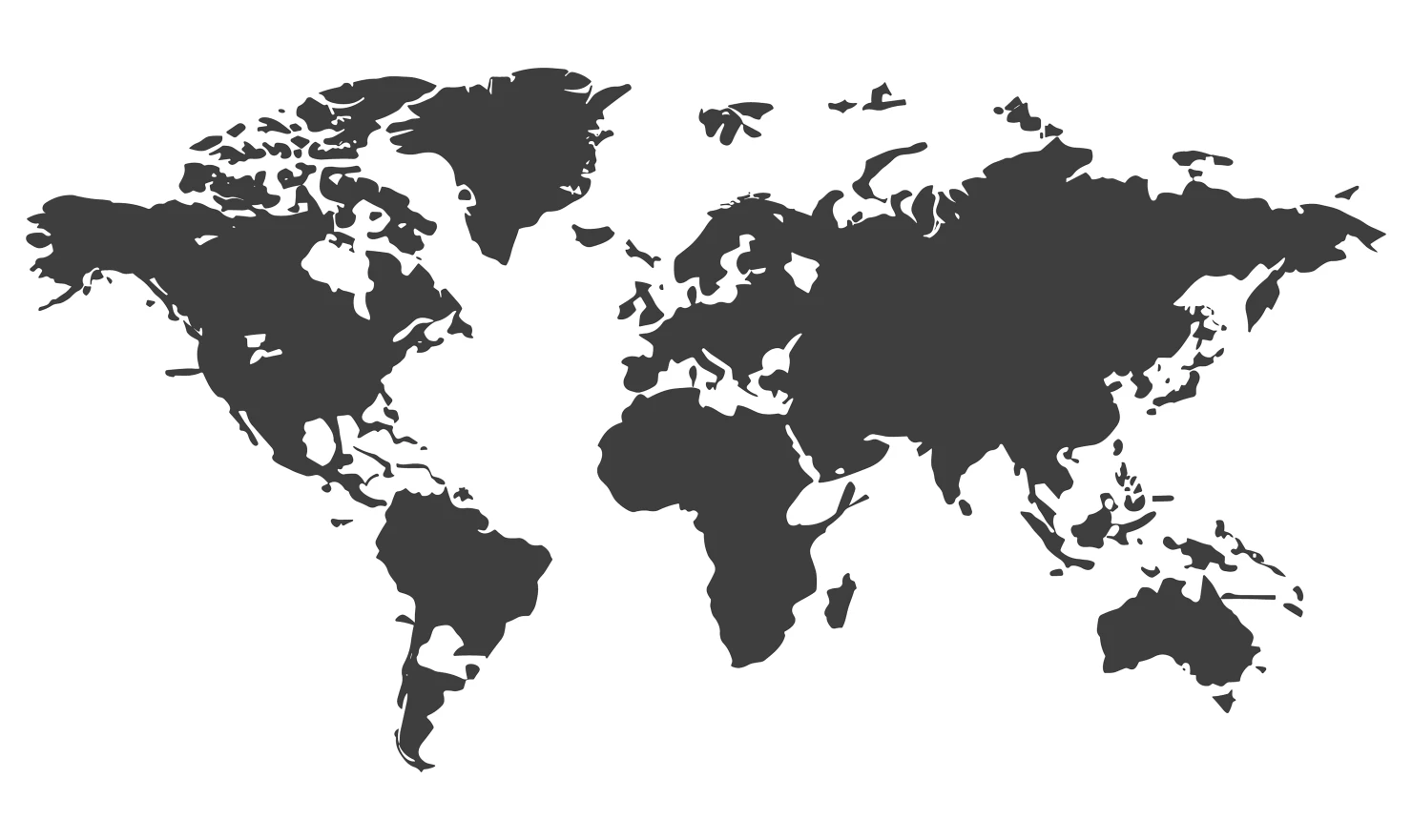 Map customizable silhouettes set design #34987