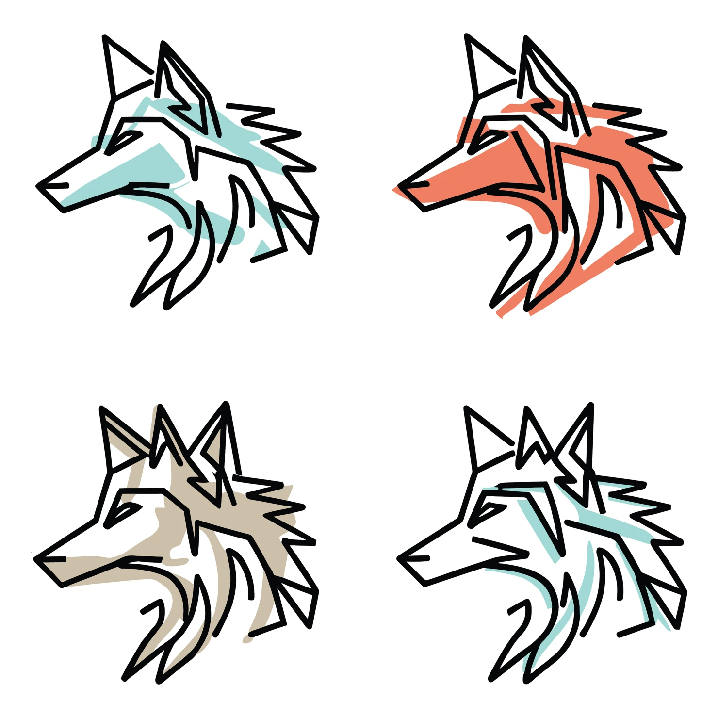 Fox customizable icon set design #35083