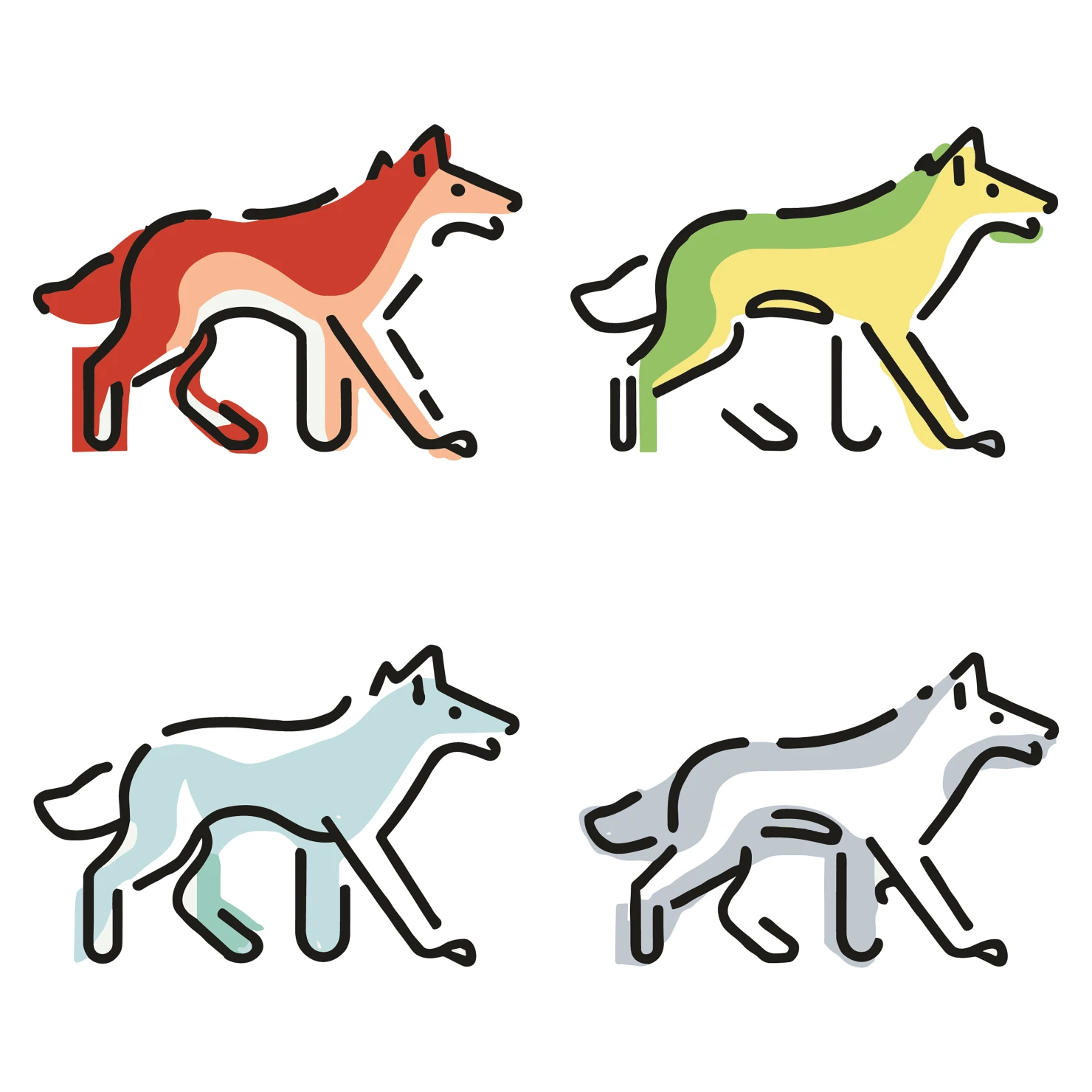 Fox customizable icon set design #35084