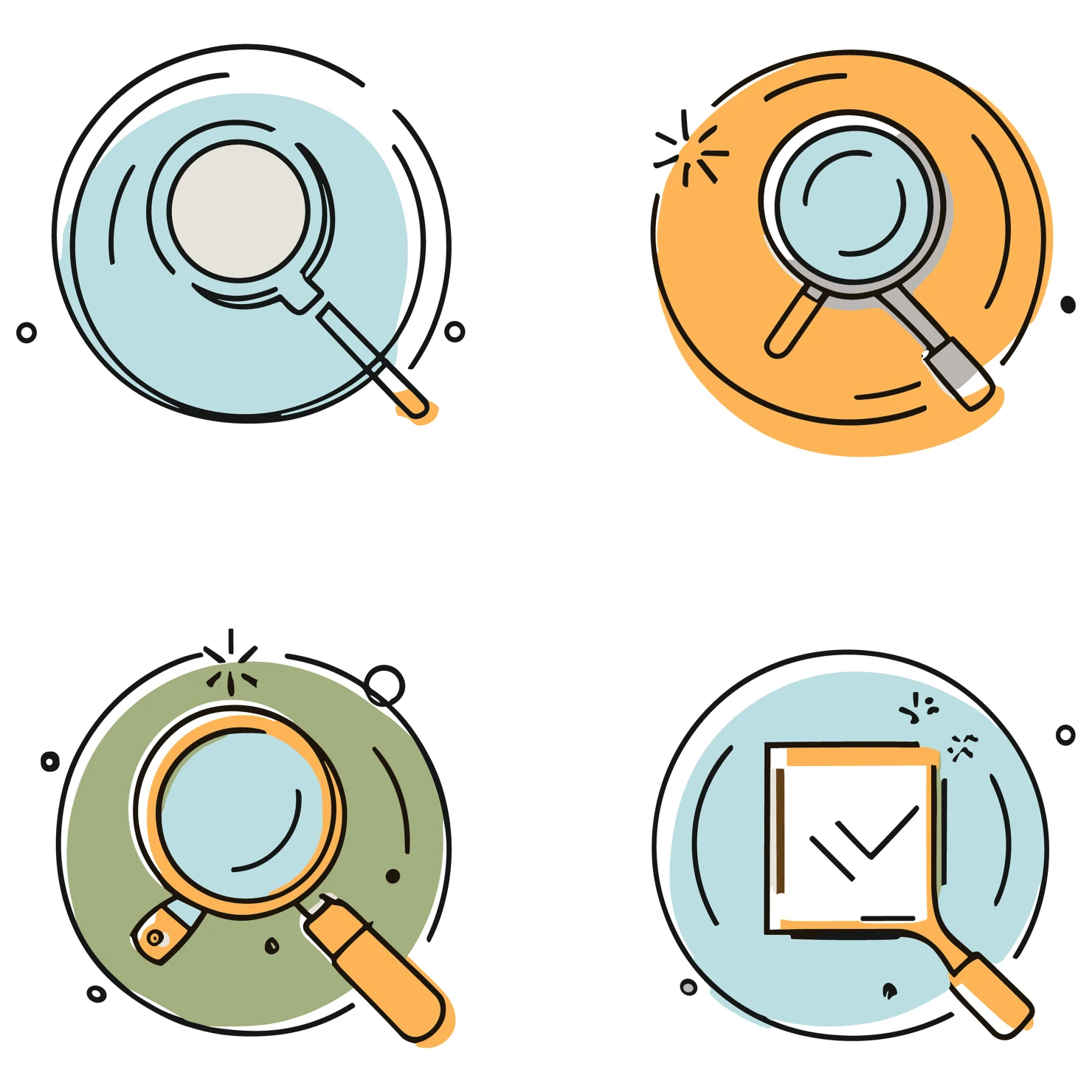 Lenser customizable icon set design #35134