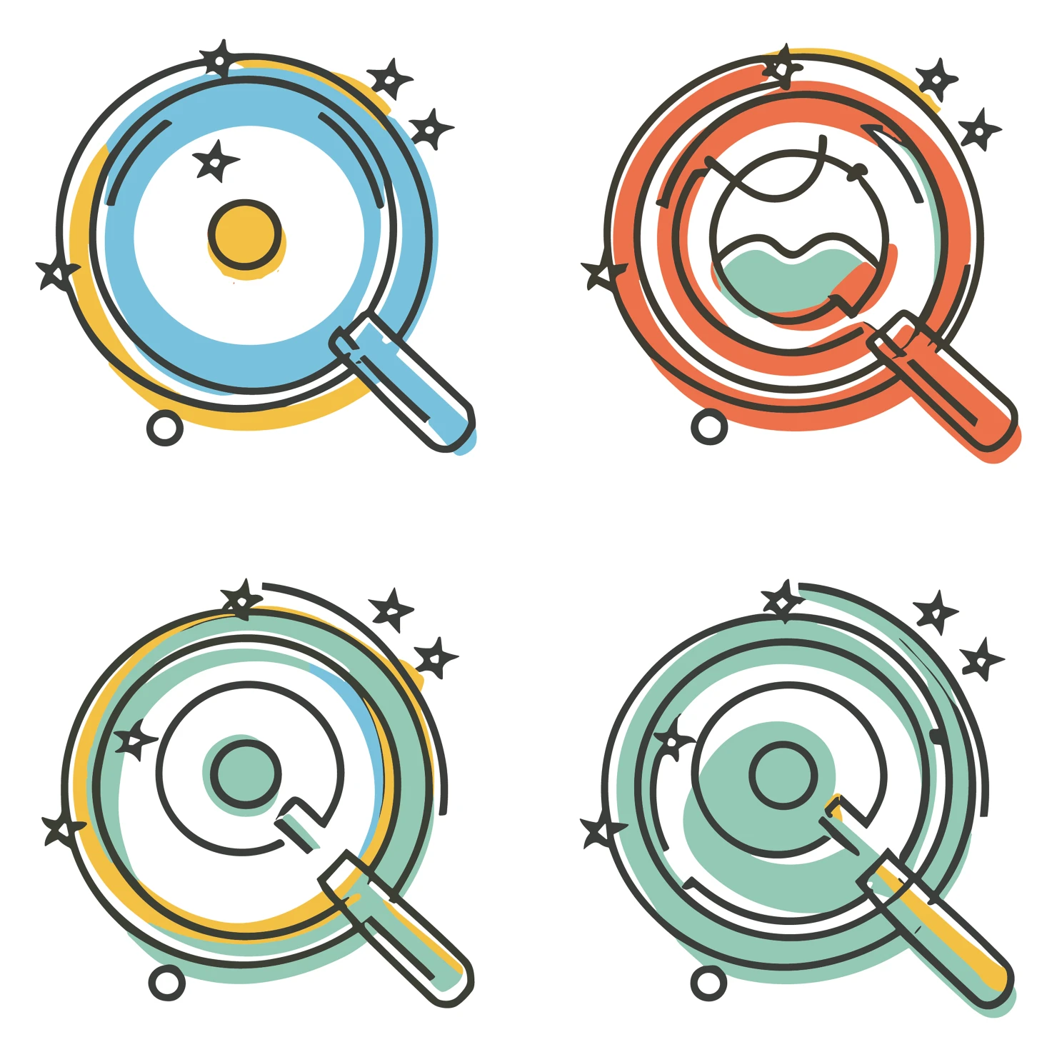 Lenser customizable icon set design #35135