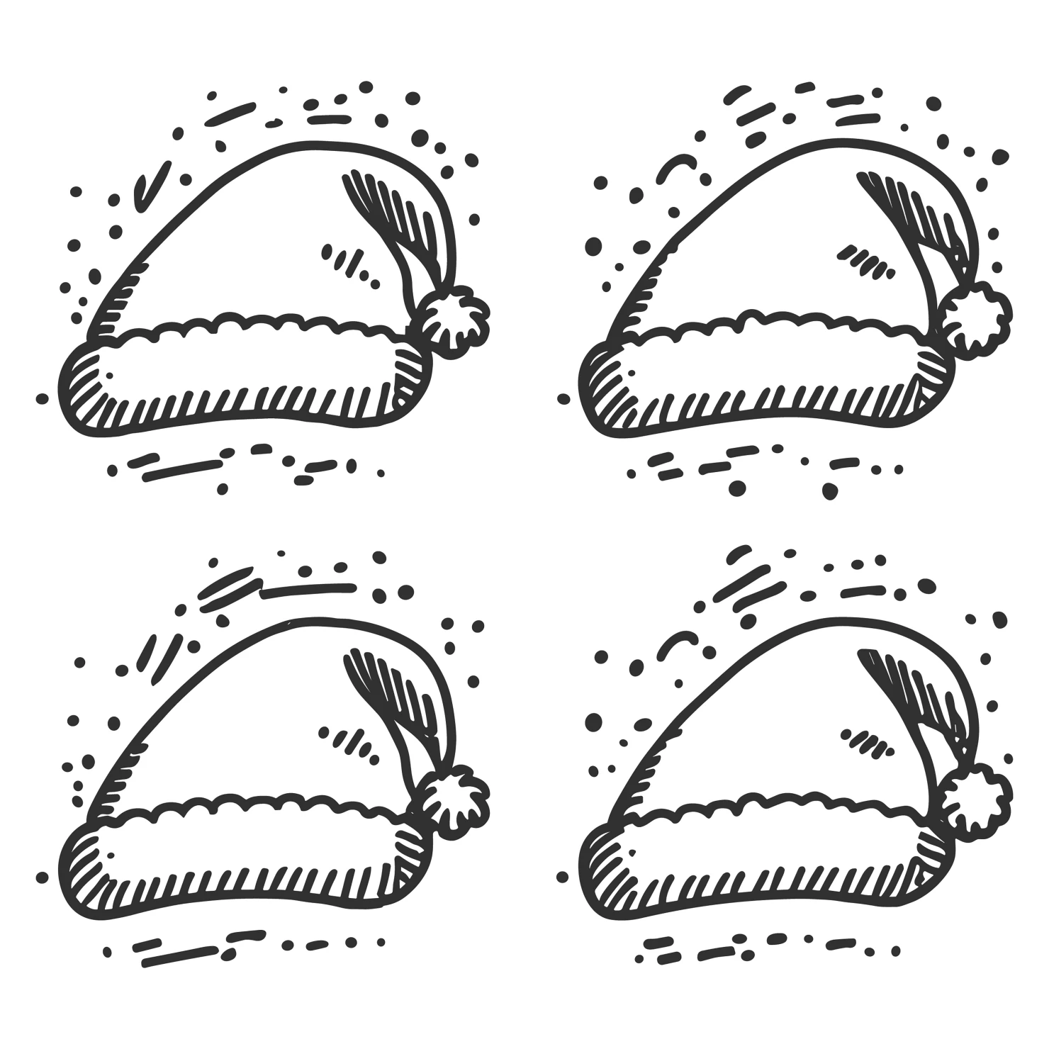 Caps customizable icon set design #35150