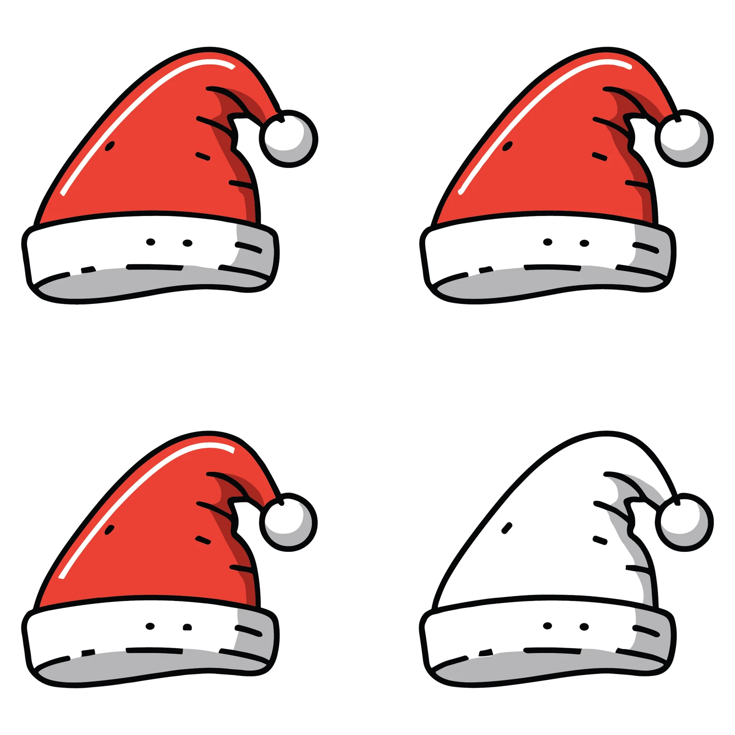 Caps customizable icon set design #35154