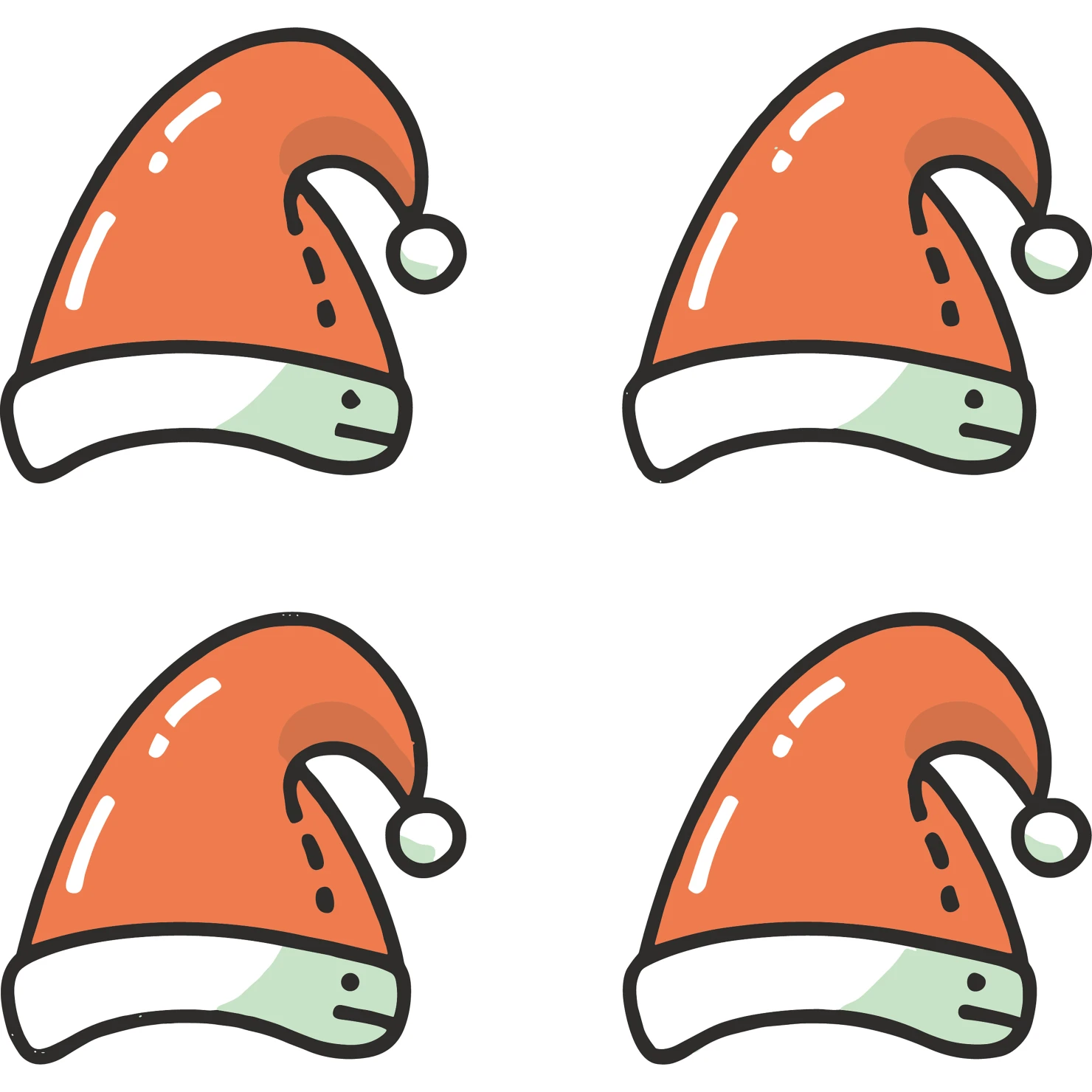 Caps customizable icon set design #35155