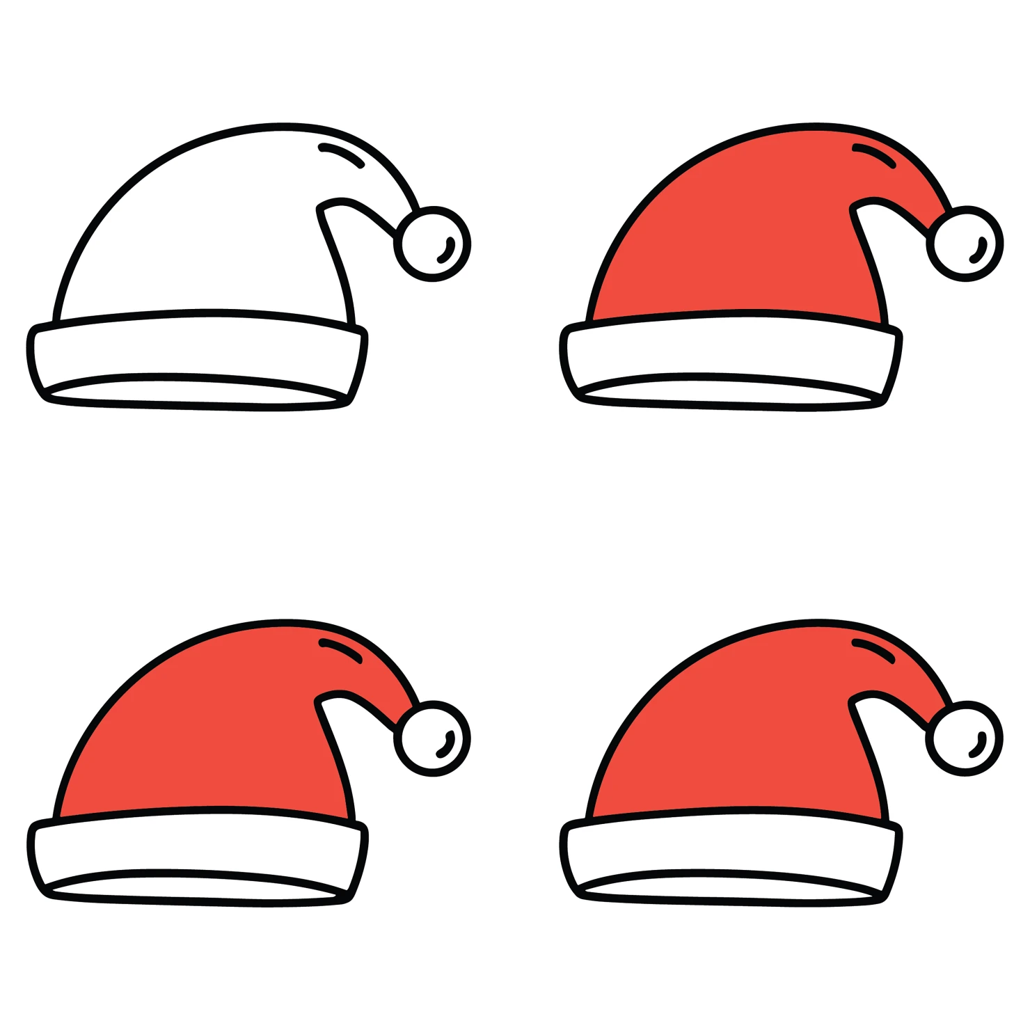 Caps customizable icon set design #35156