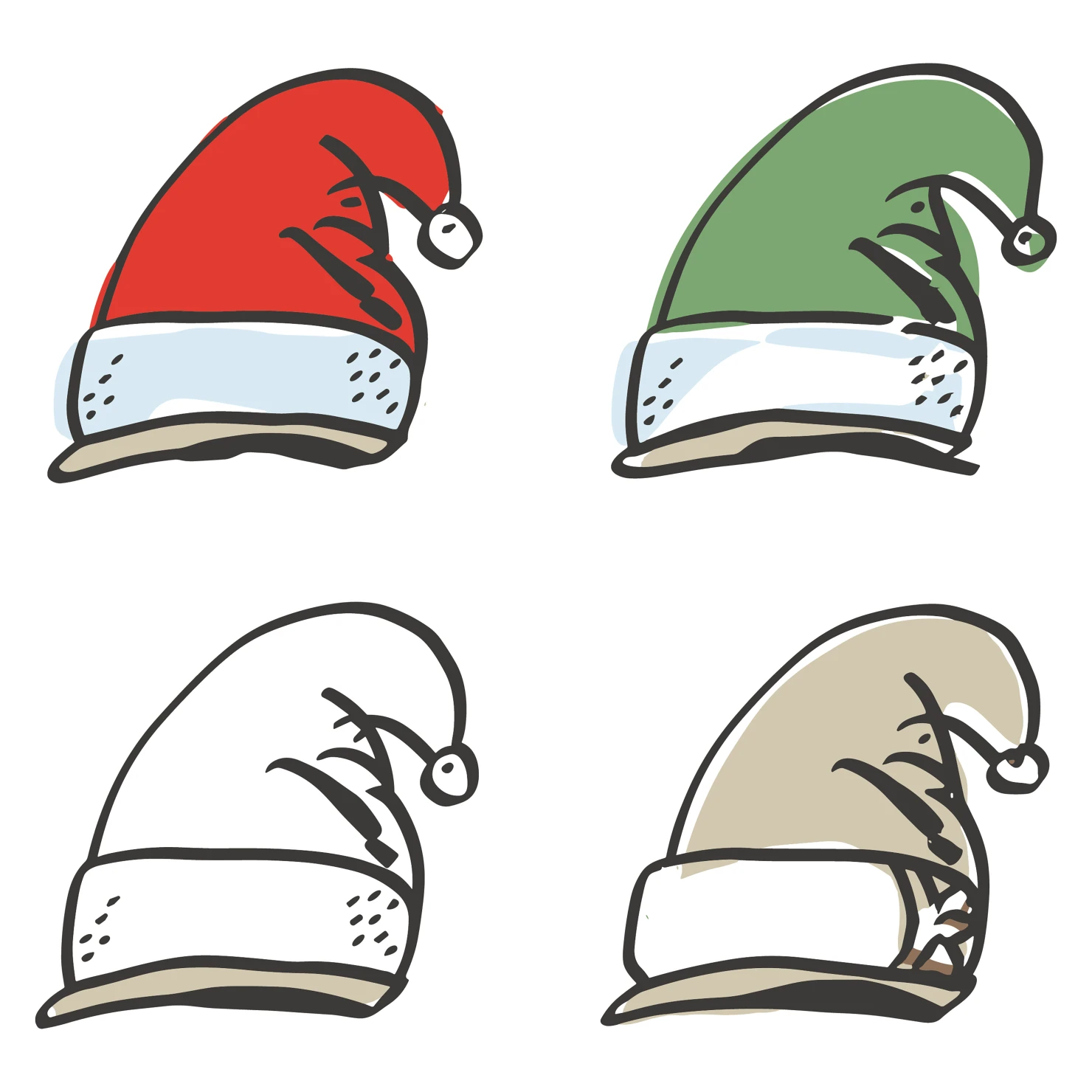 Caps customizable icon set design #35161