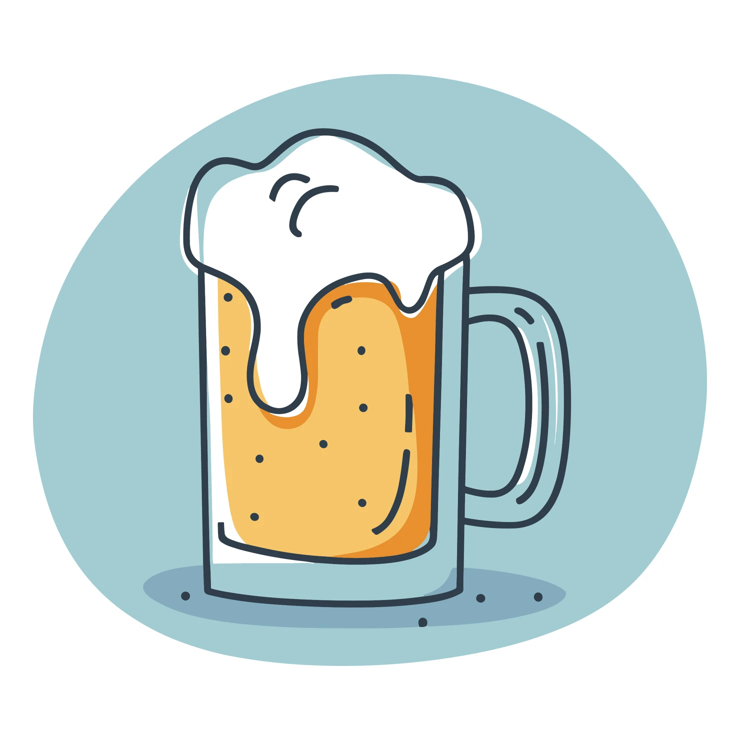 Beer customizable icon set design #35206