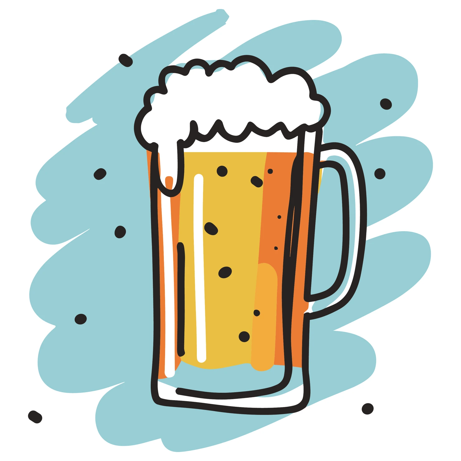 Beer customizable icon set design #35207