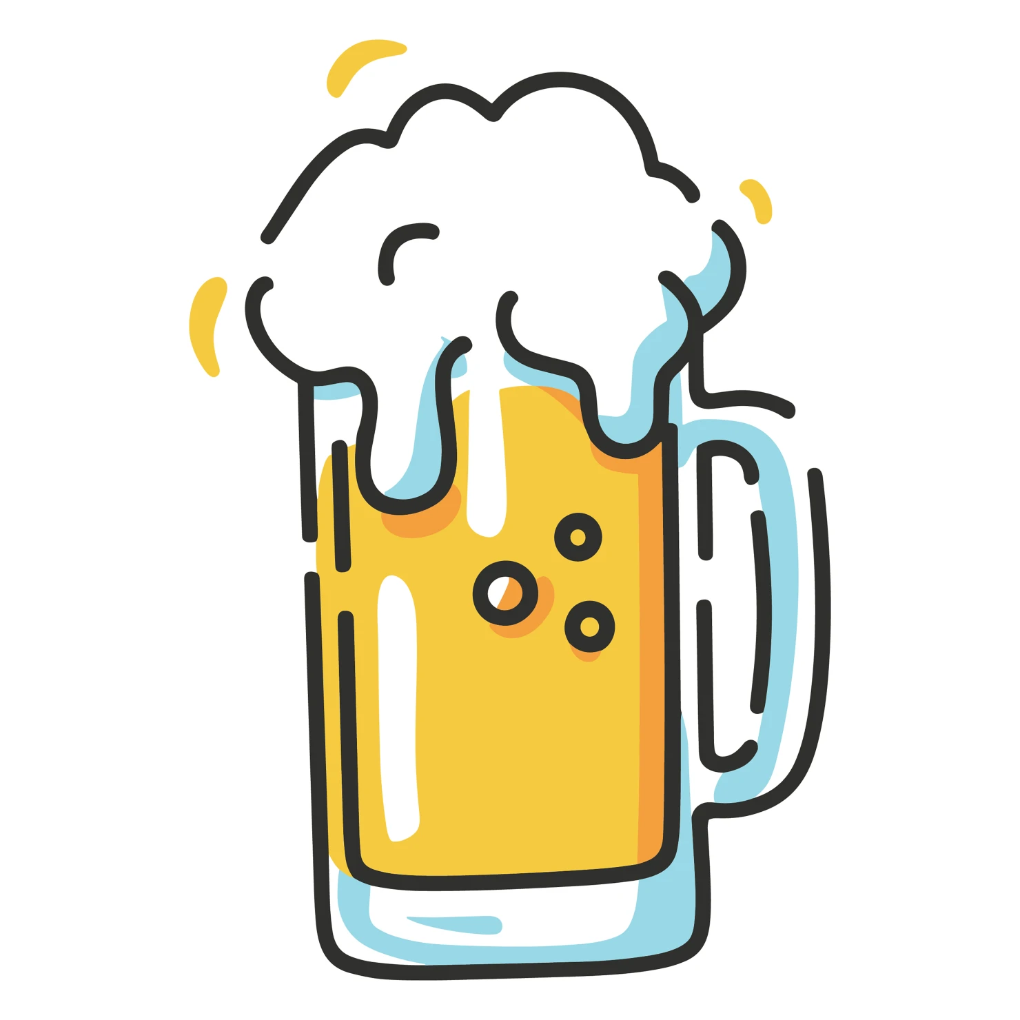 Beer customizable icon set design #35209