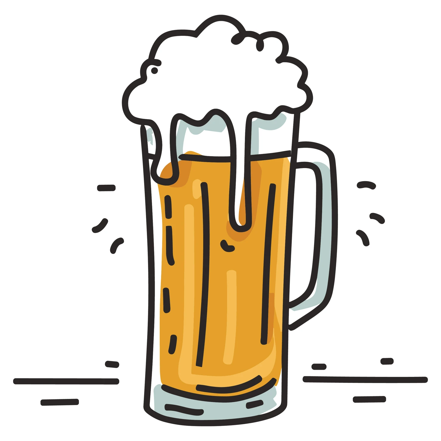 Beer customizable icon set design #35212