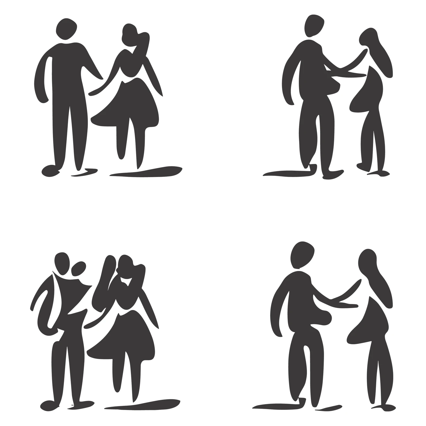 Men and women customizable clip art set design #35294