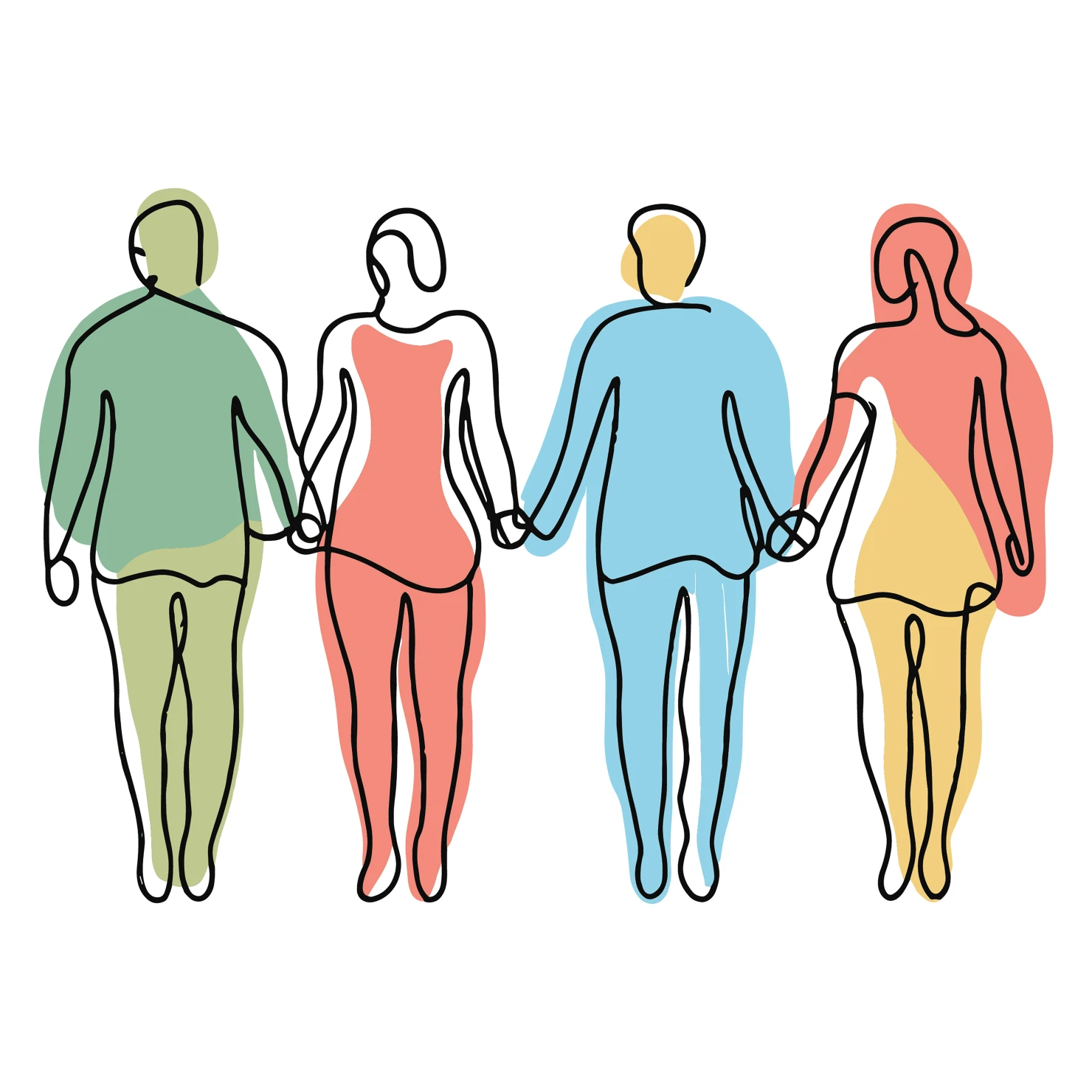 Men and women customizable clip art set design #35303