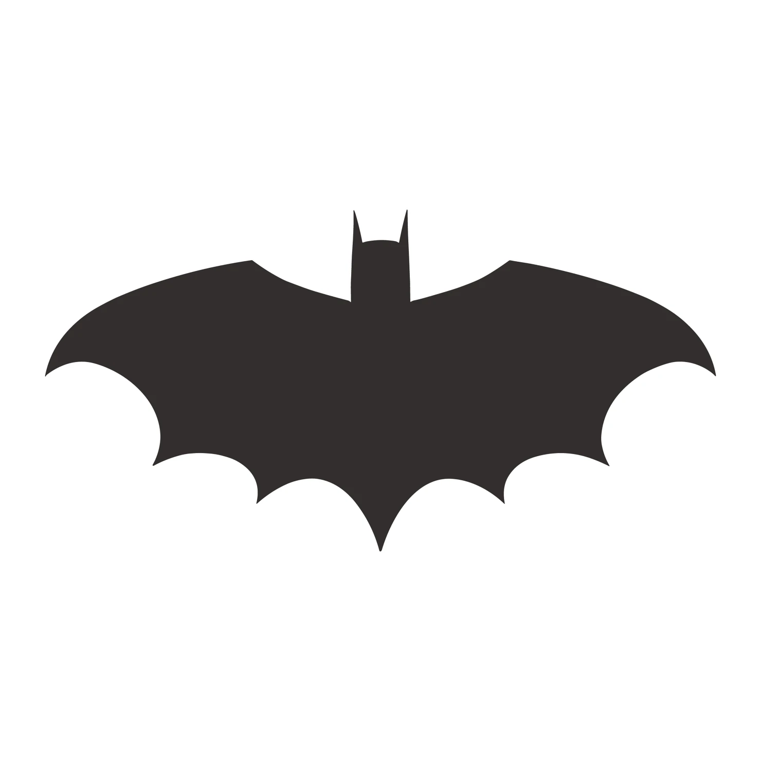 Bat customizable silhouettes set design #35380