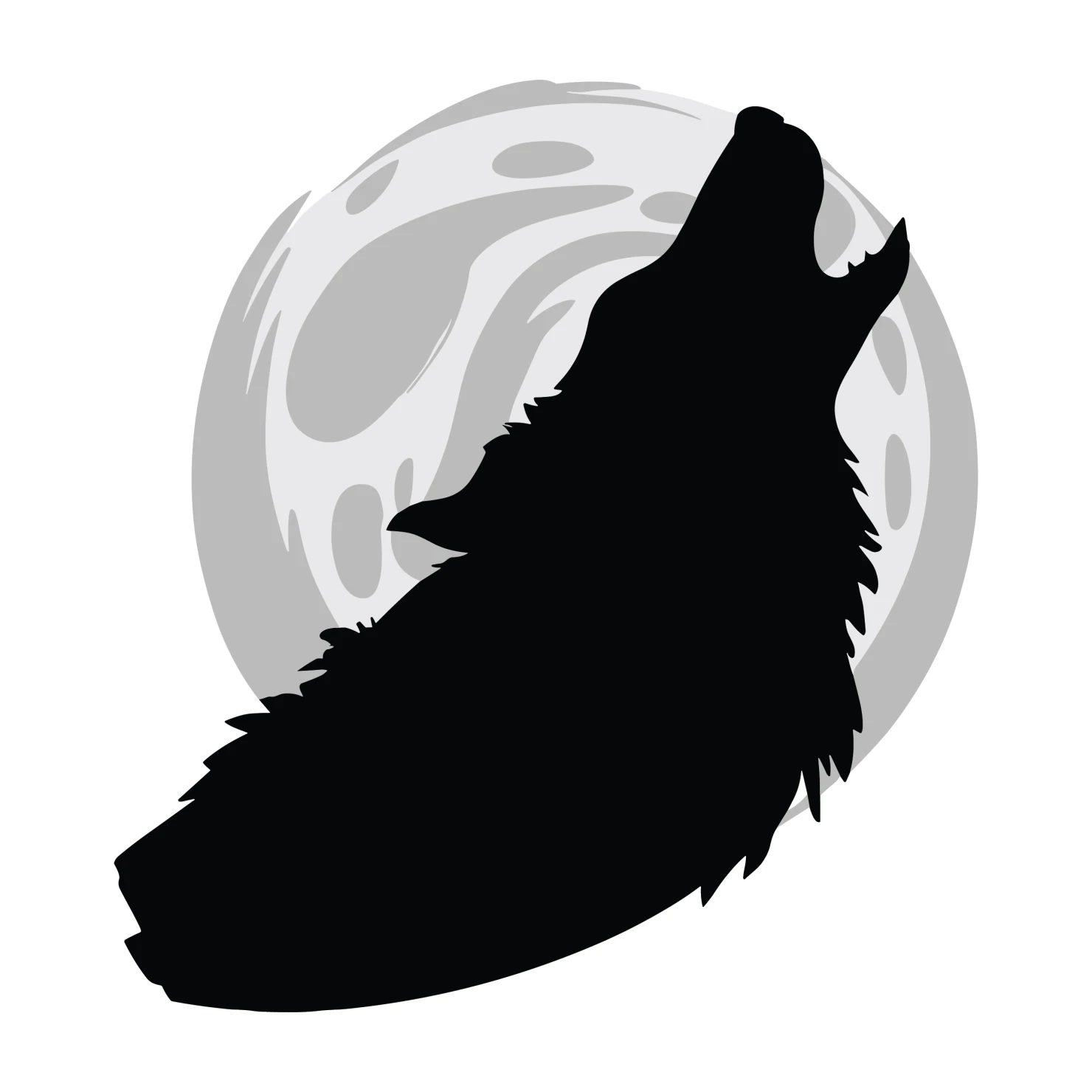Wolf customizable silhouettes set design #35563