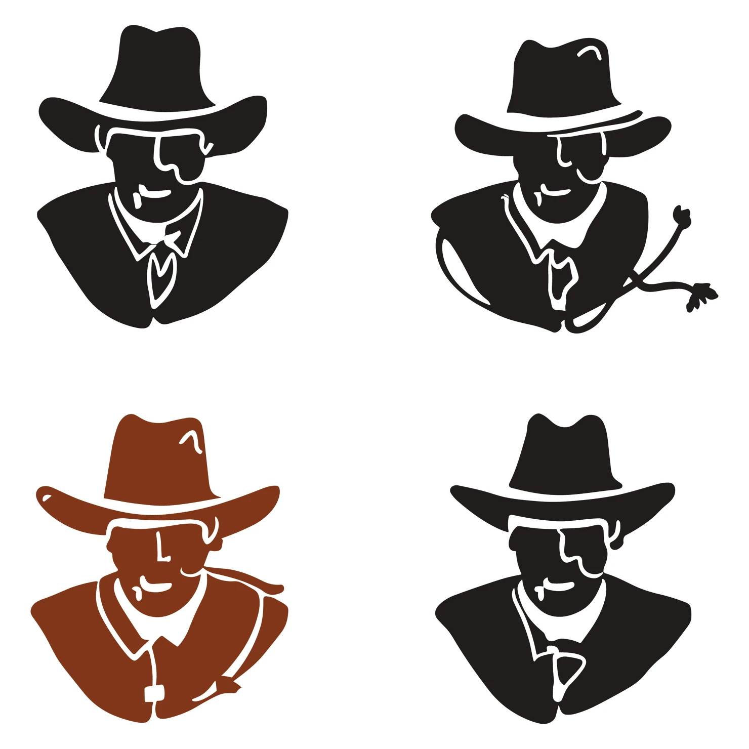 Men customizable silhouettes set design #35599