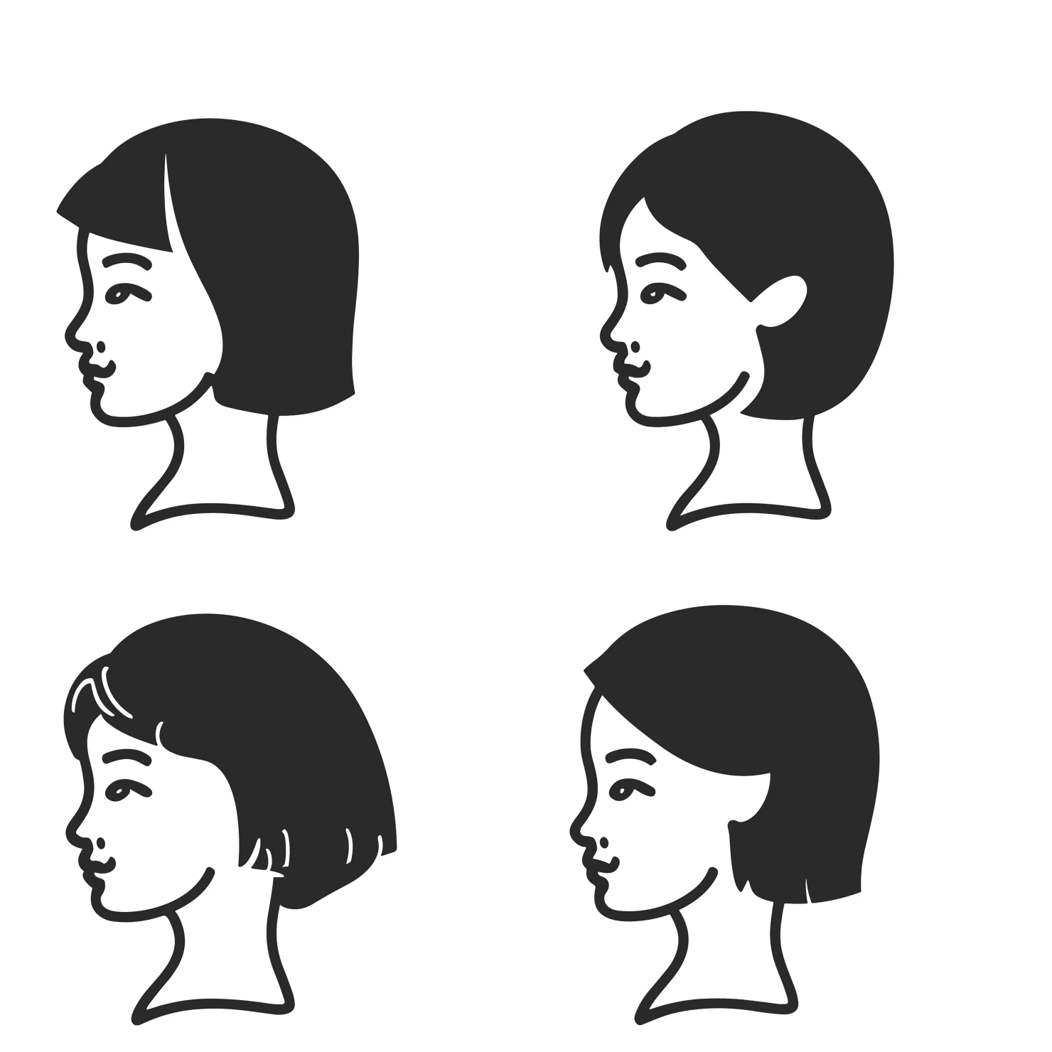 Women customizable icon set design #35800