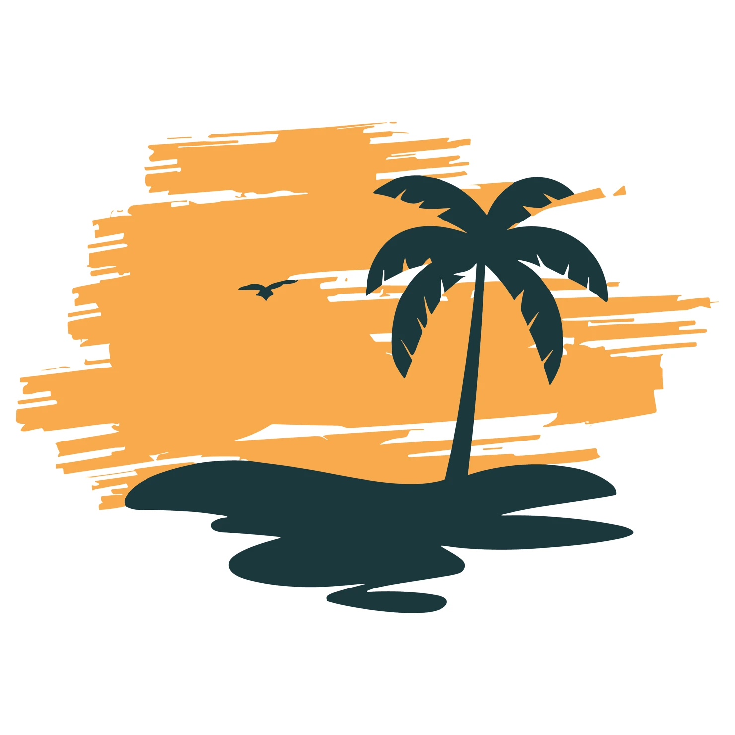 Sunset customizable clip art set design #35925