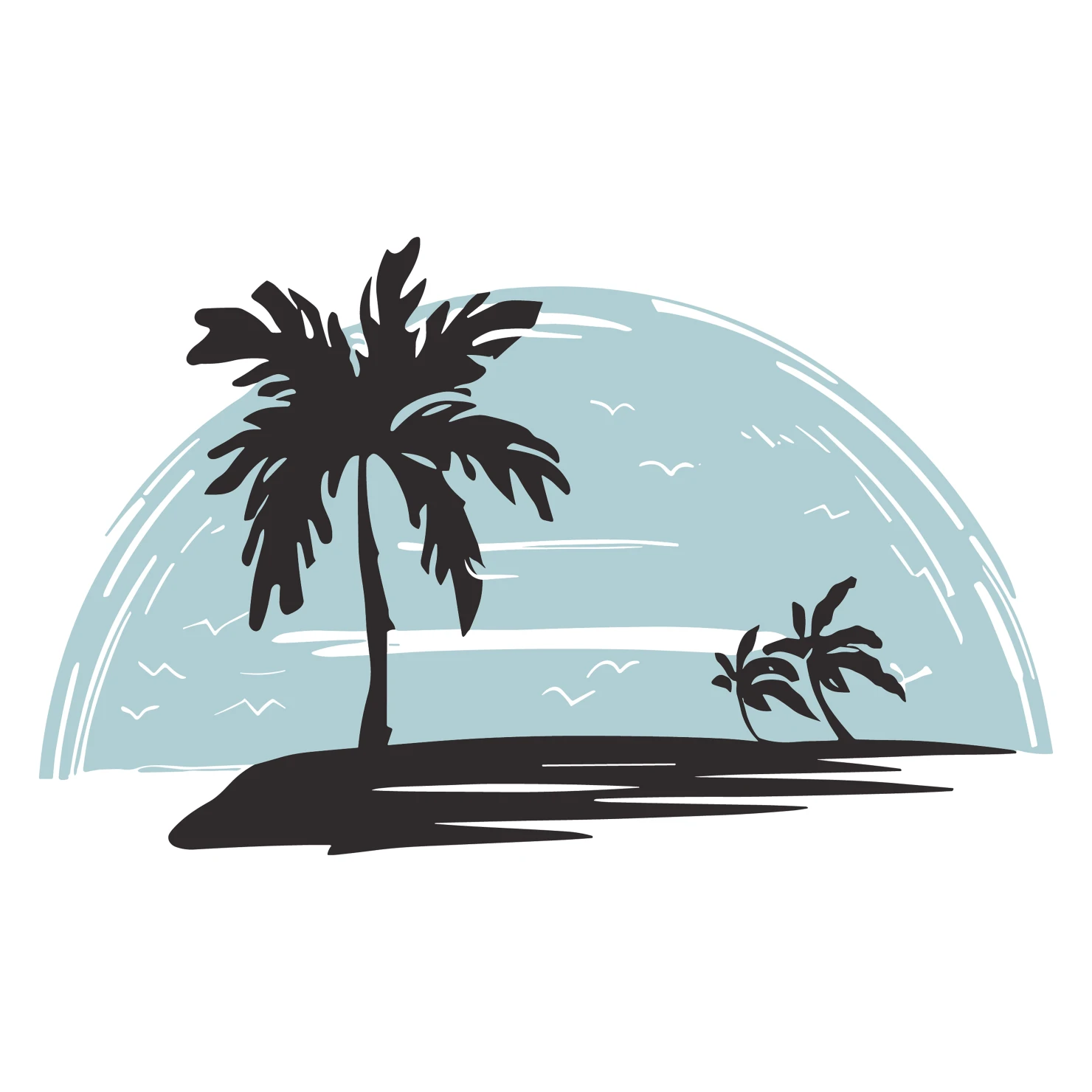 Sunset customizable clip art set design #35928
