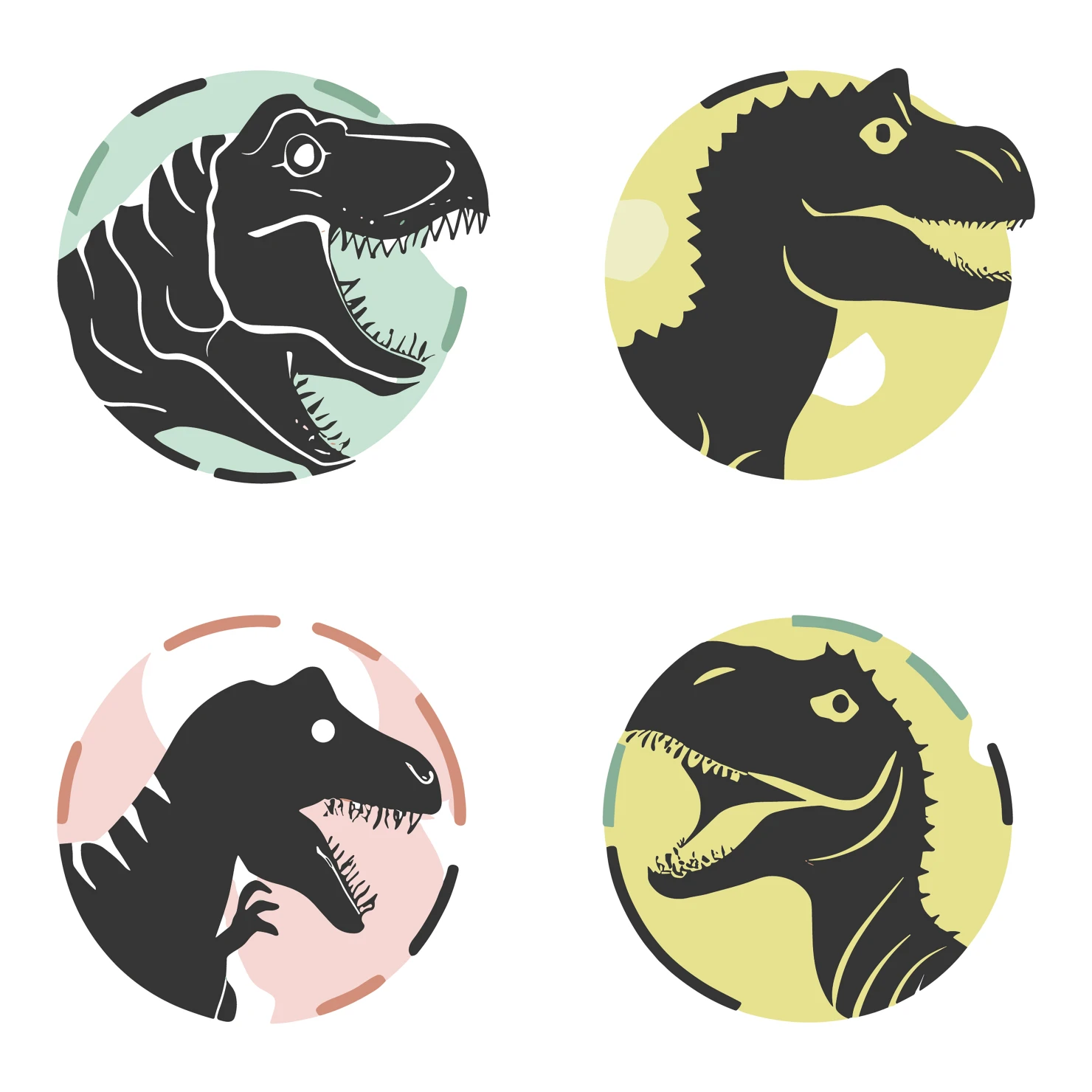 Dragon customizable icon set design #35952