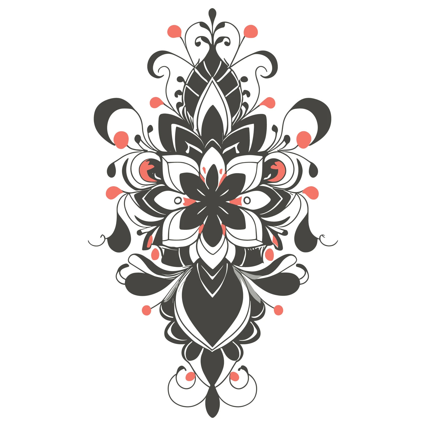 Tattoo customizable icon set design #36027