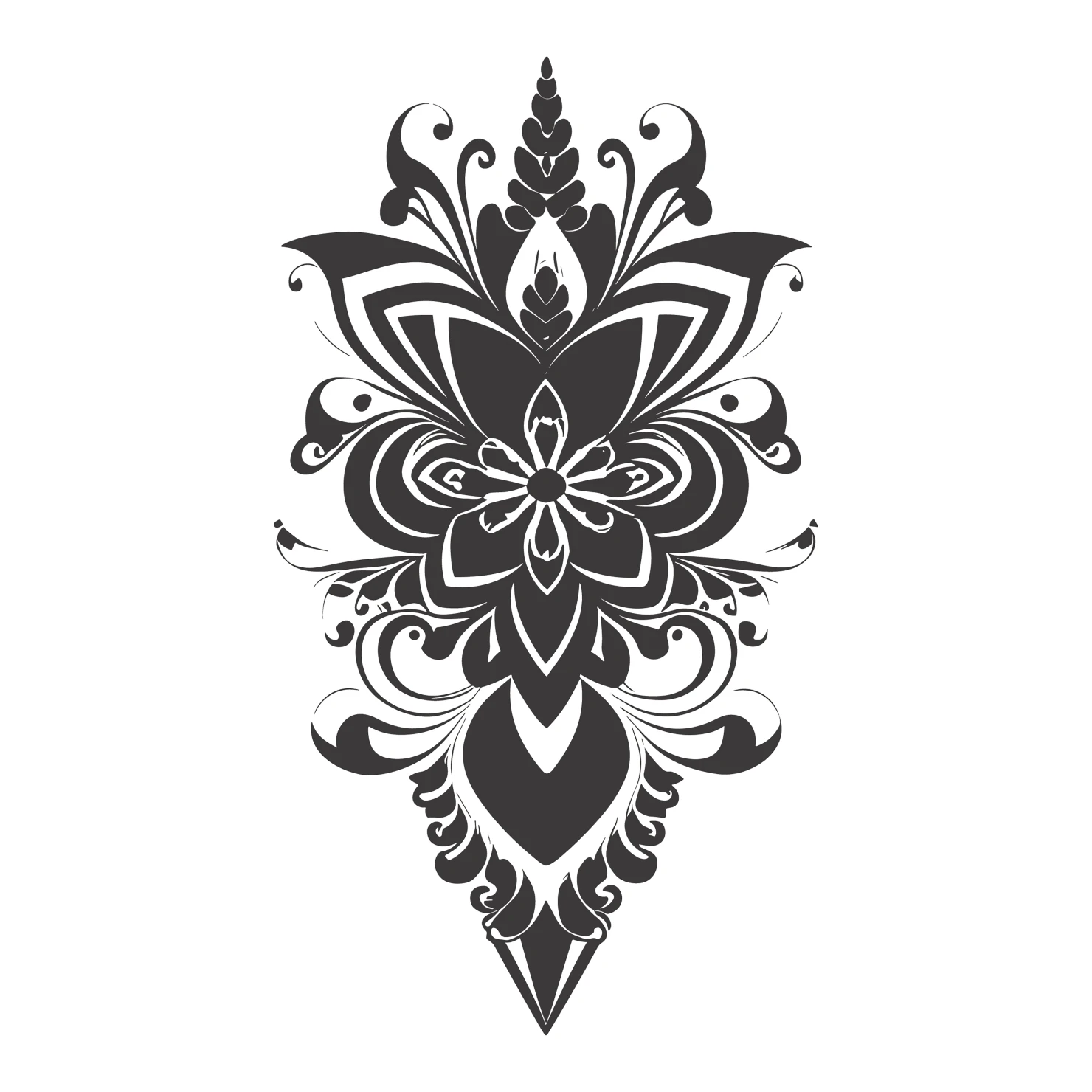 Tattoo customizable icon set design #36036