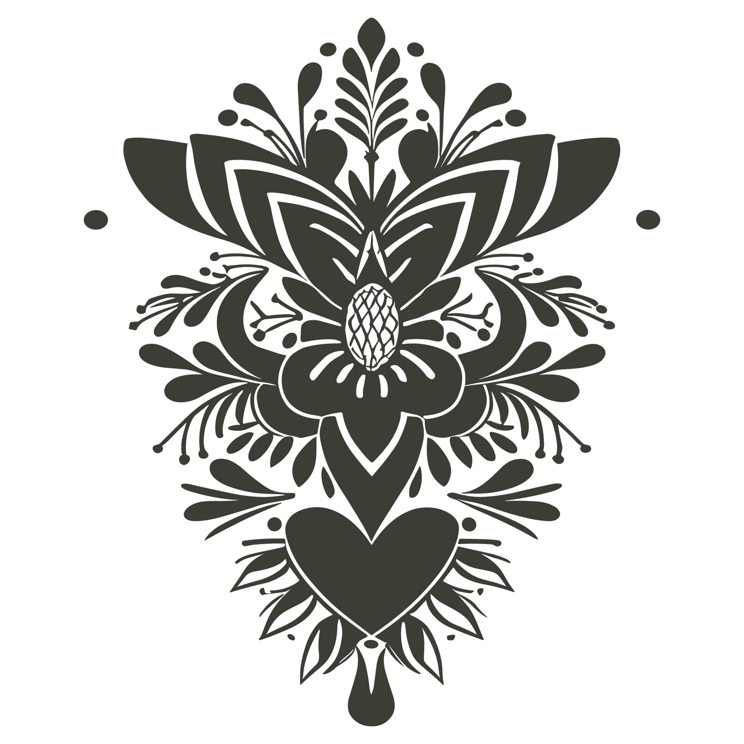 Tattoo customizable icon set design #36042