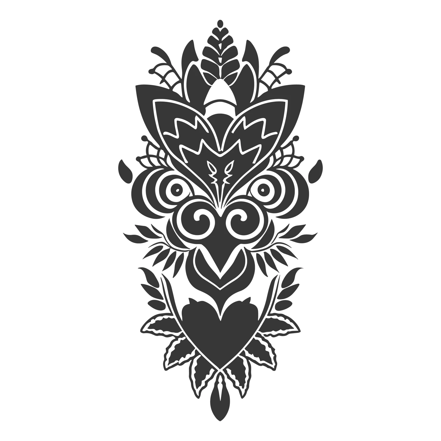 Tattoo customizable icon set design #36043