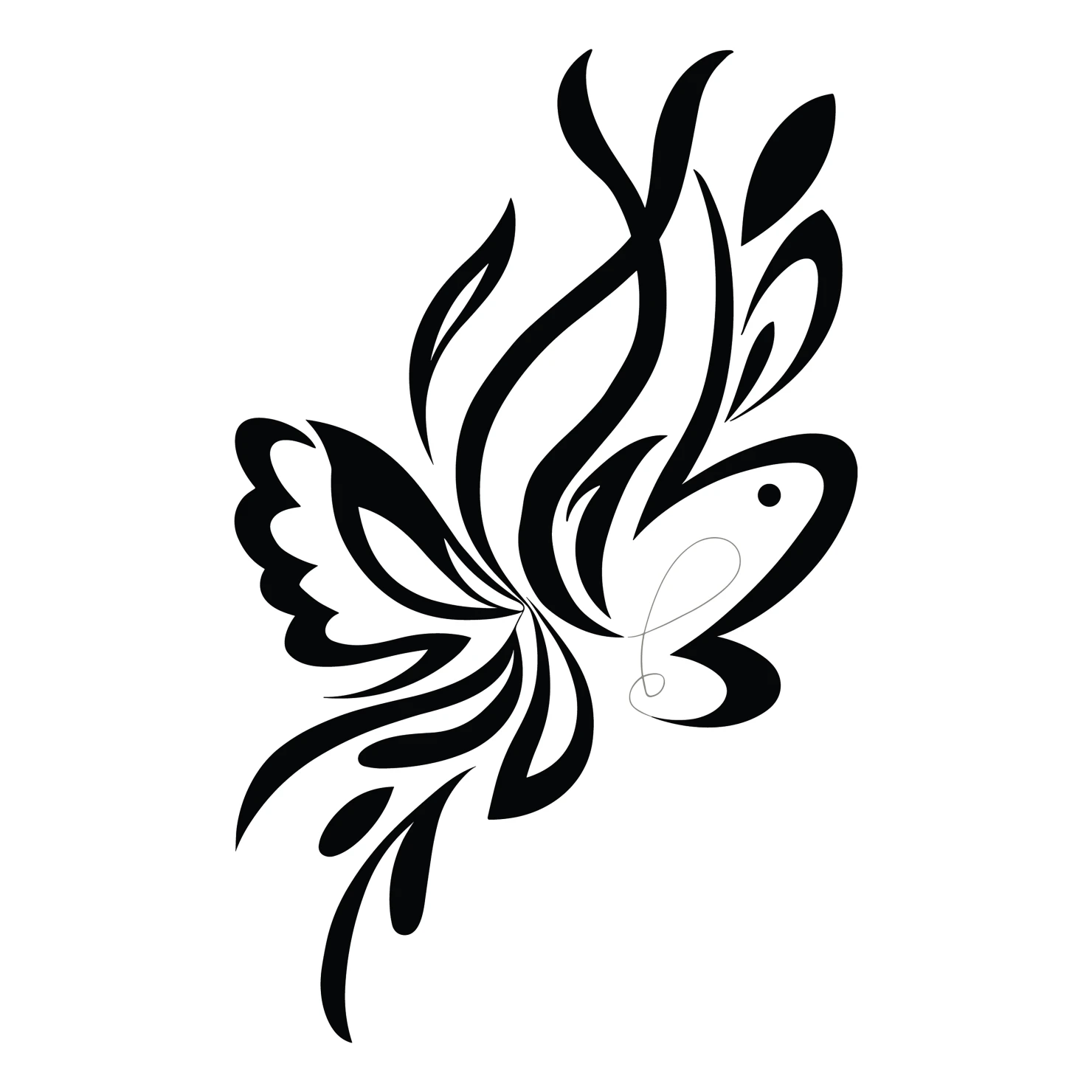 Tattoo customizable icon set design #36046