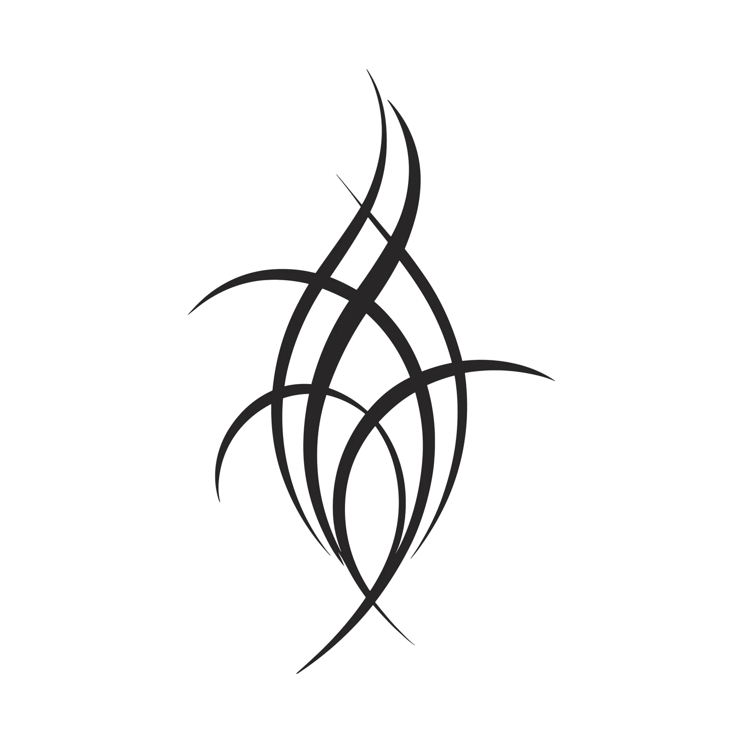 Tattoo customizable icon set design #36047