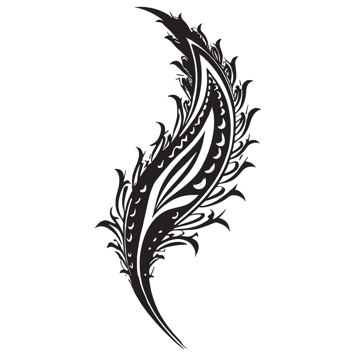 Tattoo customizable icon set design #36049