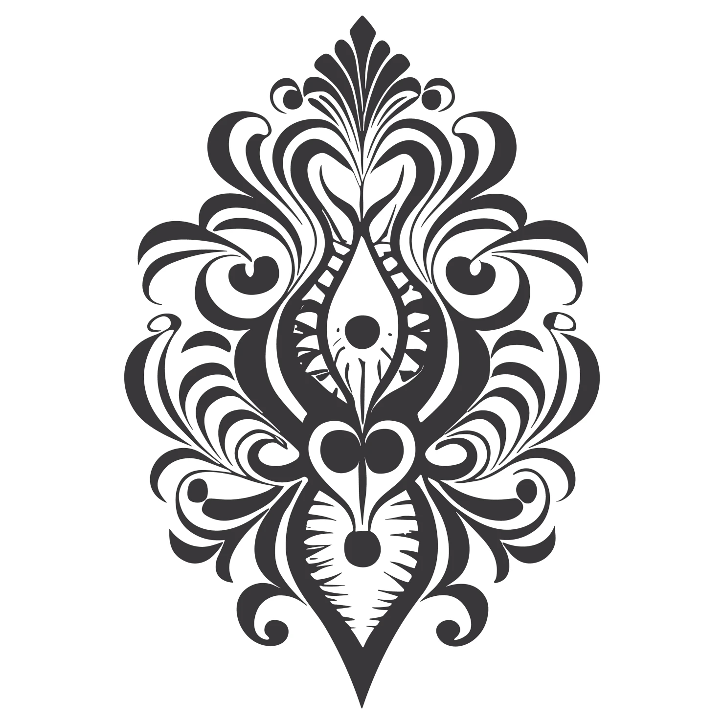 Tattoo customizable icon set design #36062