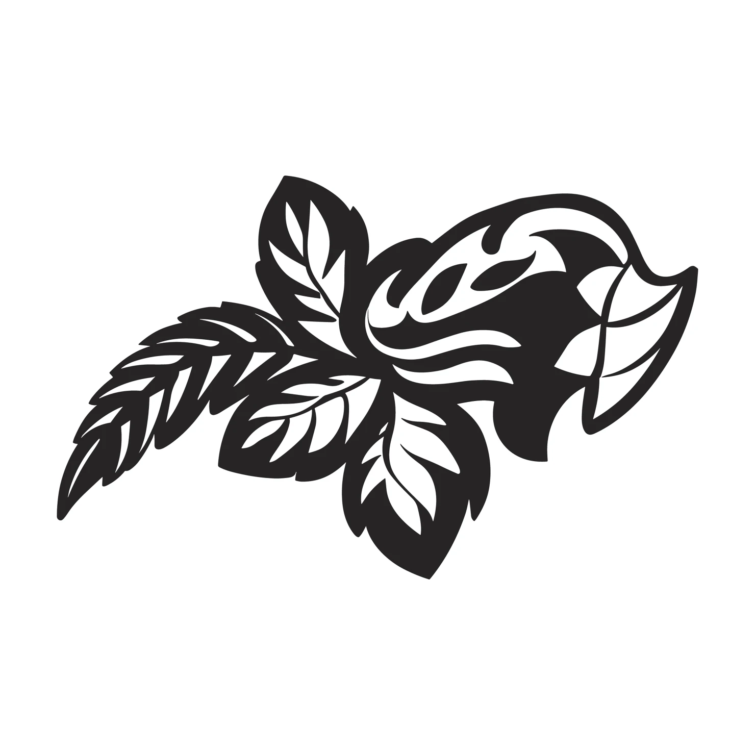 Tattoo customizable icon set design #36063