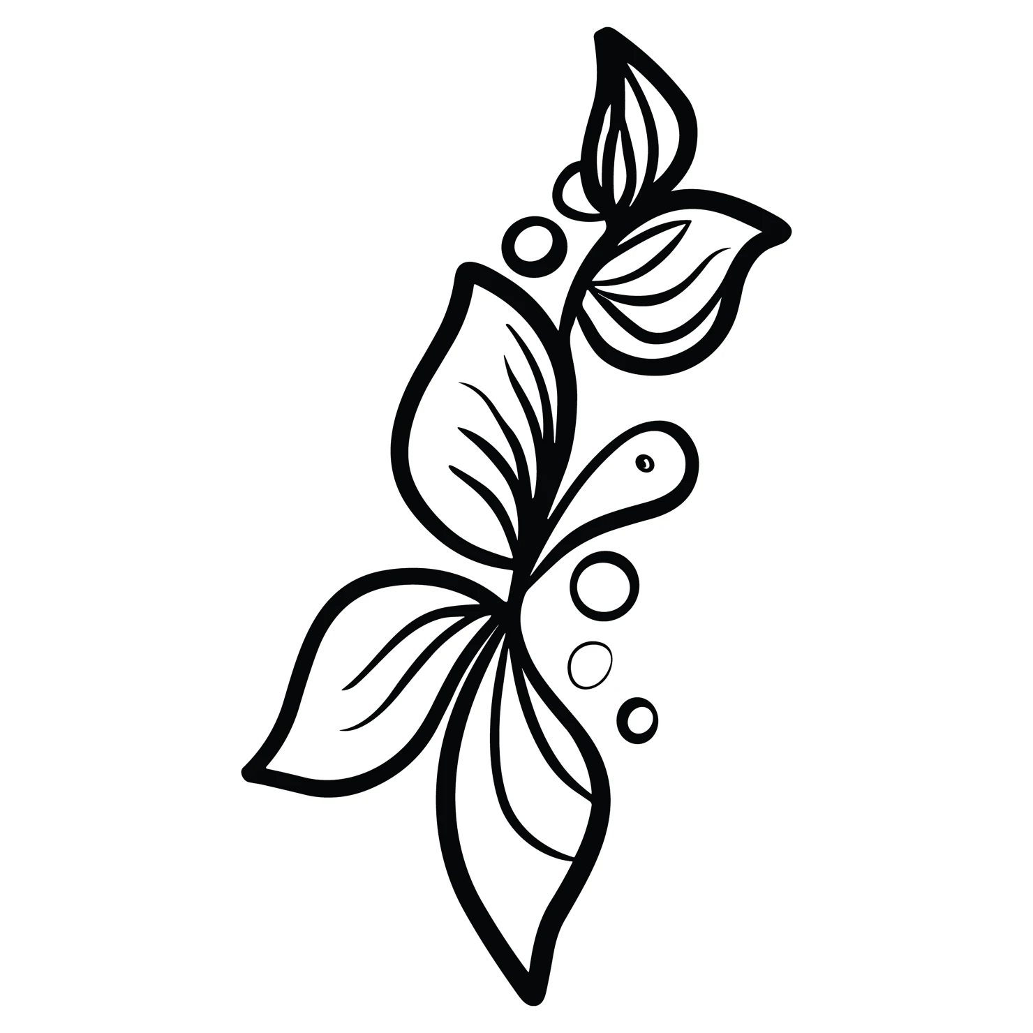 Tattoo customizable icon set design #36065