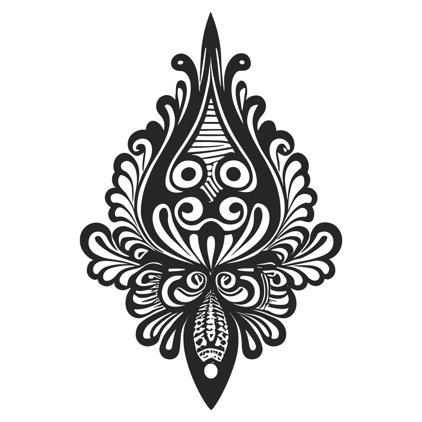 Tattoo customizable icon set design #36066